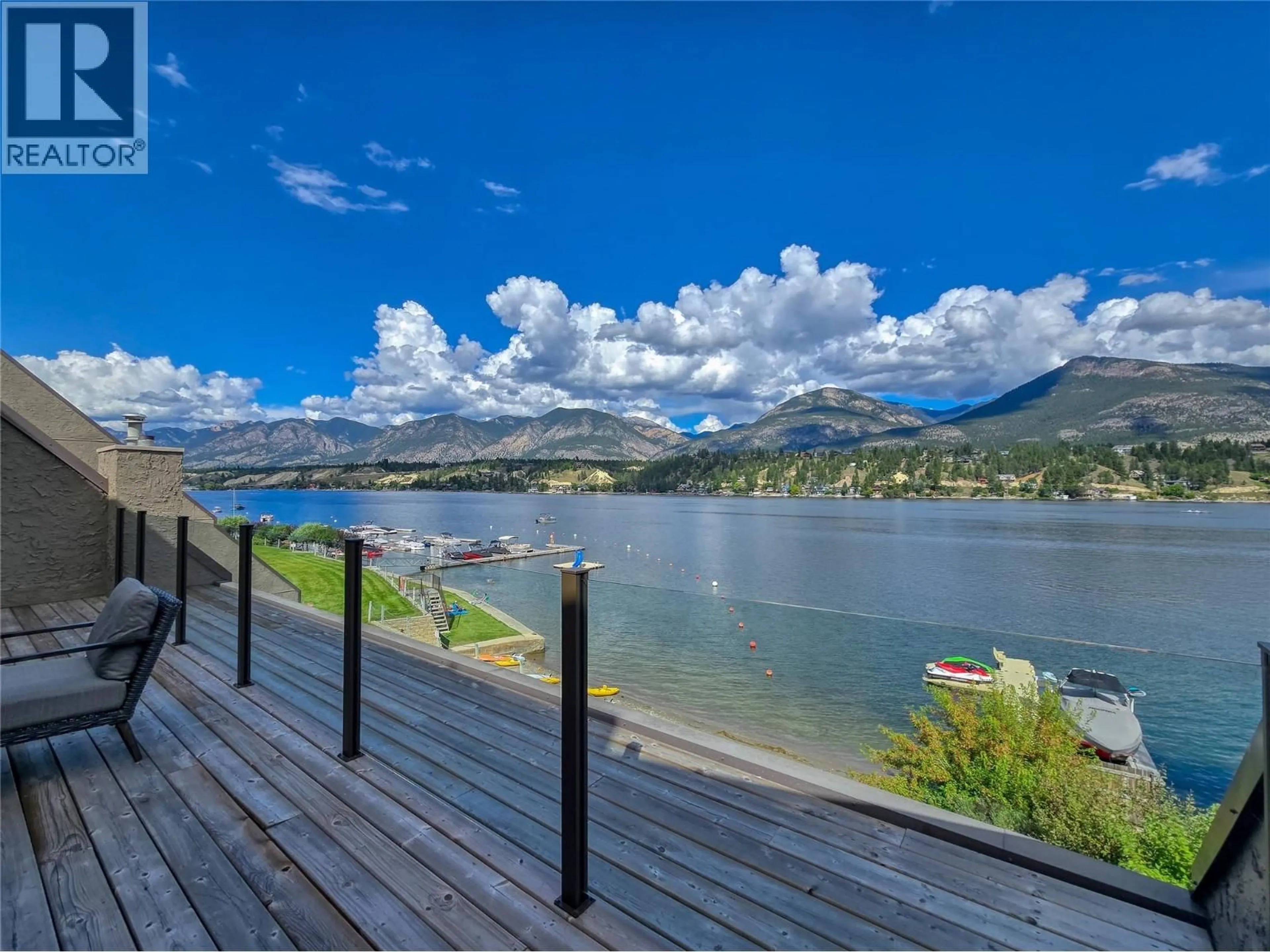 Patio, water/lake/river/ocean view for 4 - 1521 2ND AVENUE, Invermere British Columbia V0A1K0