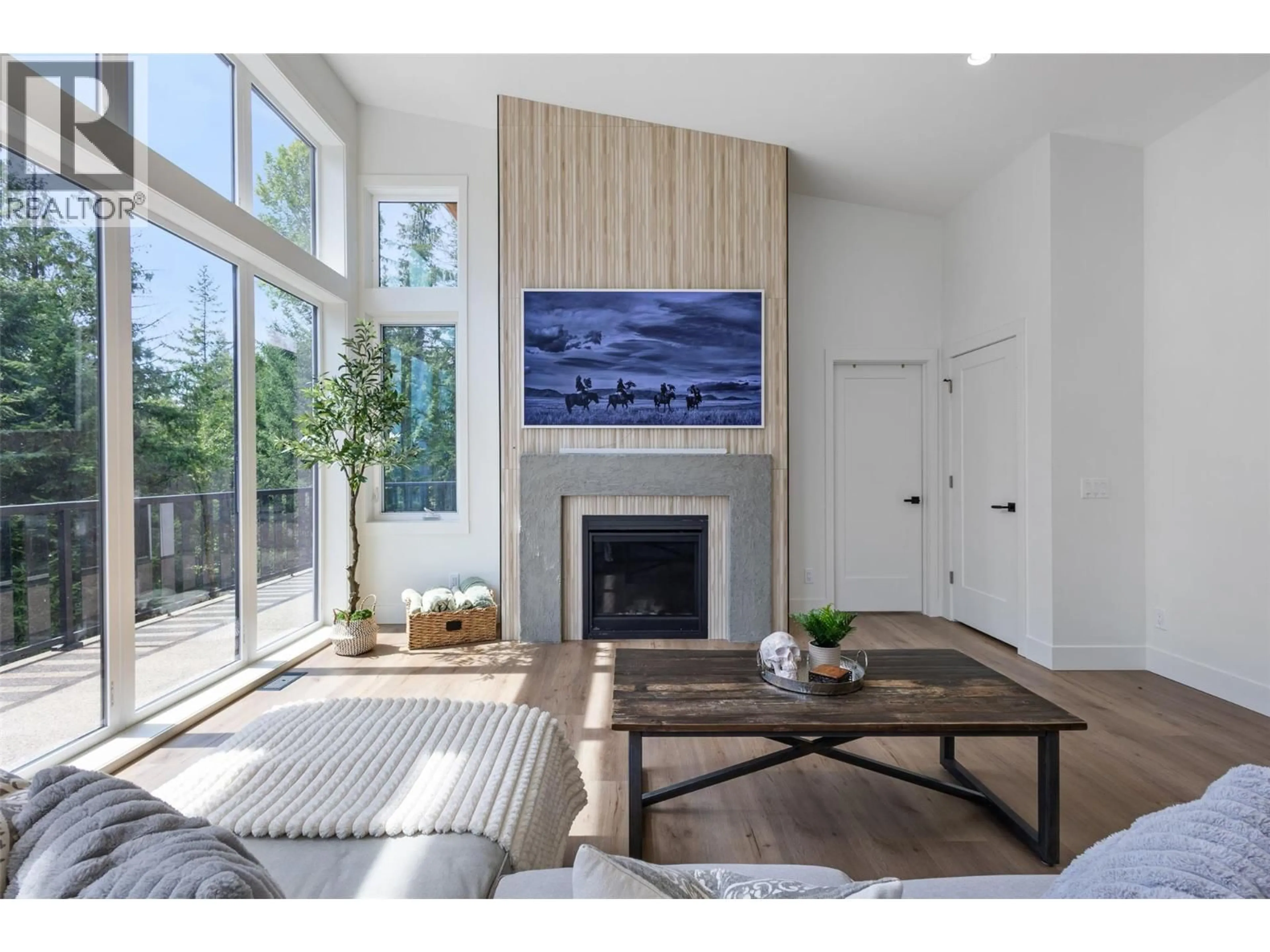 Living room with furniture, unknown for 7249 ANGLEMONT WAY, Anglemont British Columbia V0E1M8