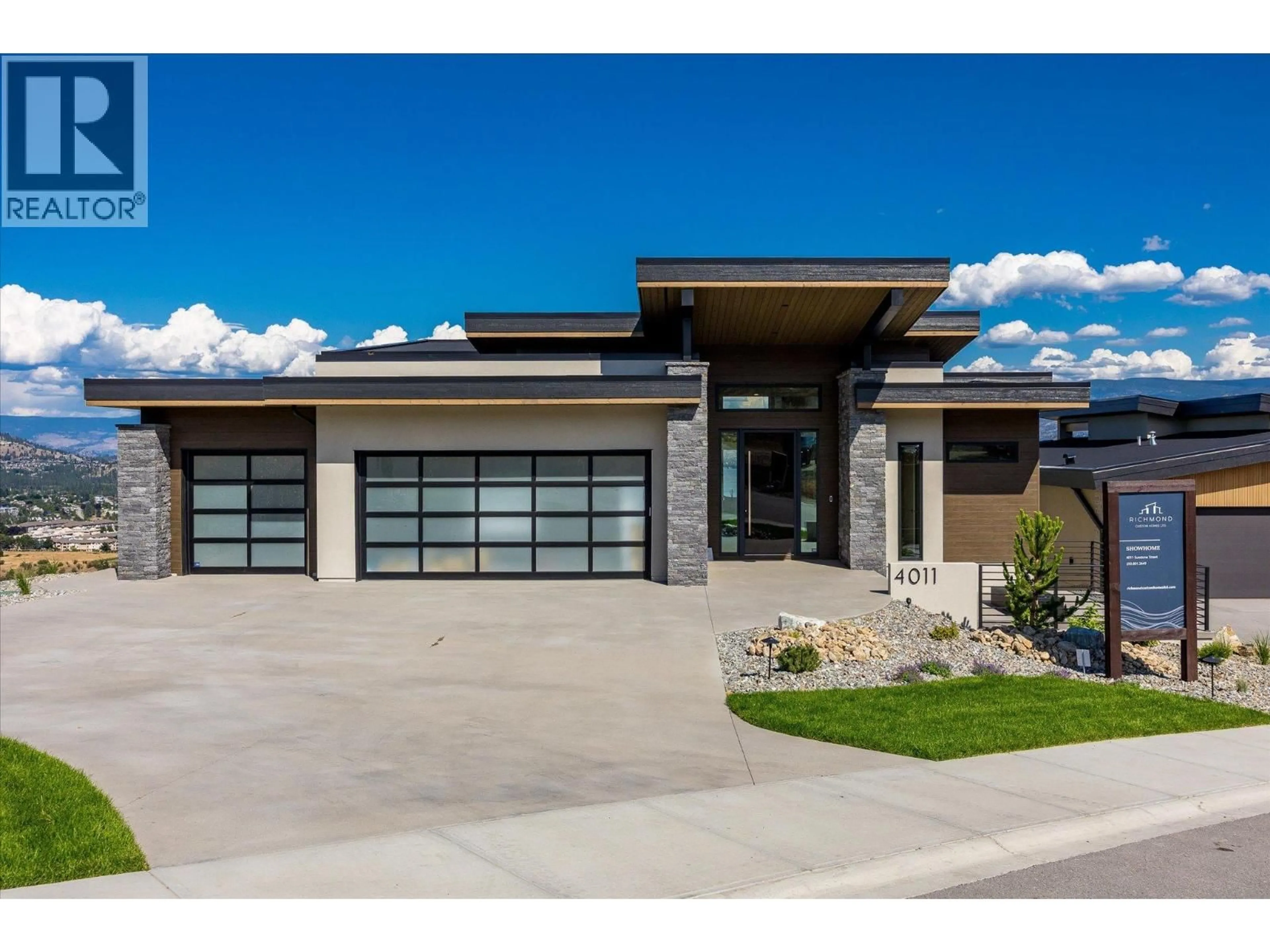 Home with brick exterior material, street for 4011 SUNSTONE STREET, West Kelowna British Columbia V4T2K6