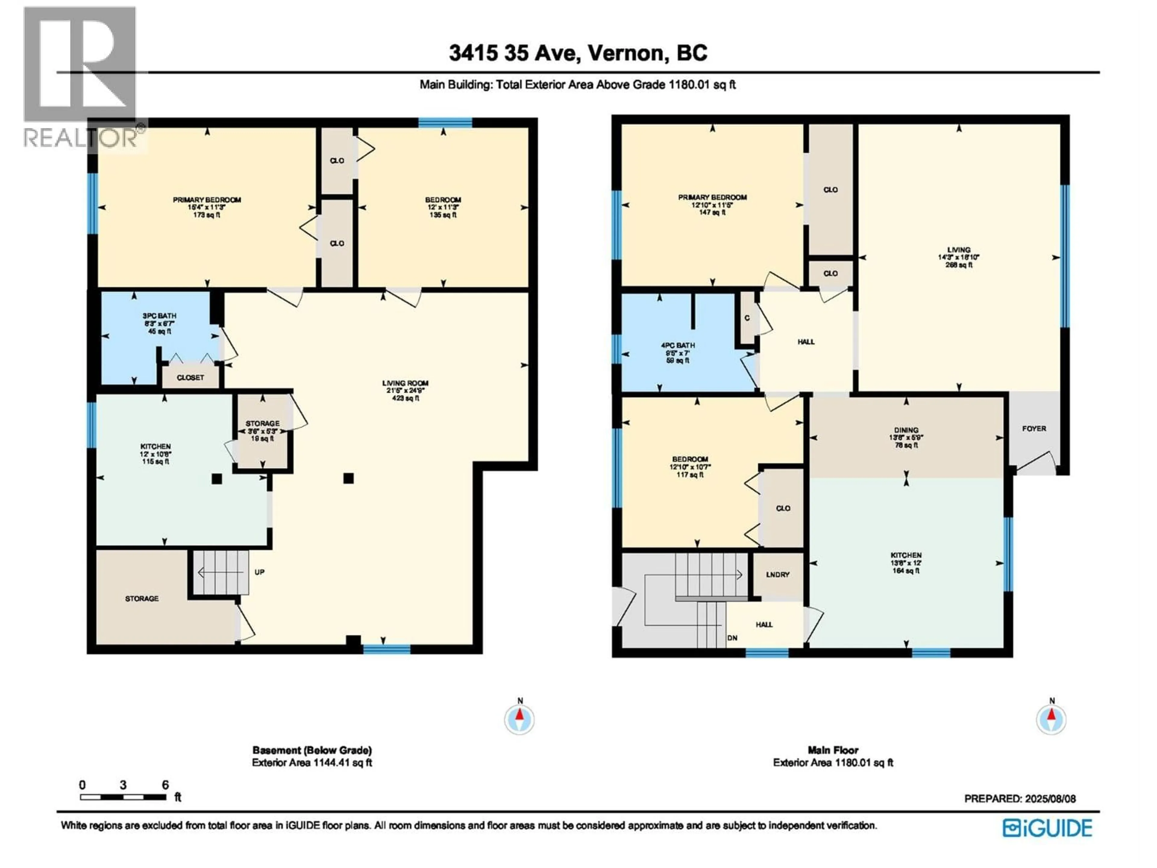 Floor plan for 3415 35 AVENUE, Vernon British Columbia V1T2T5