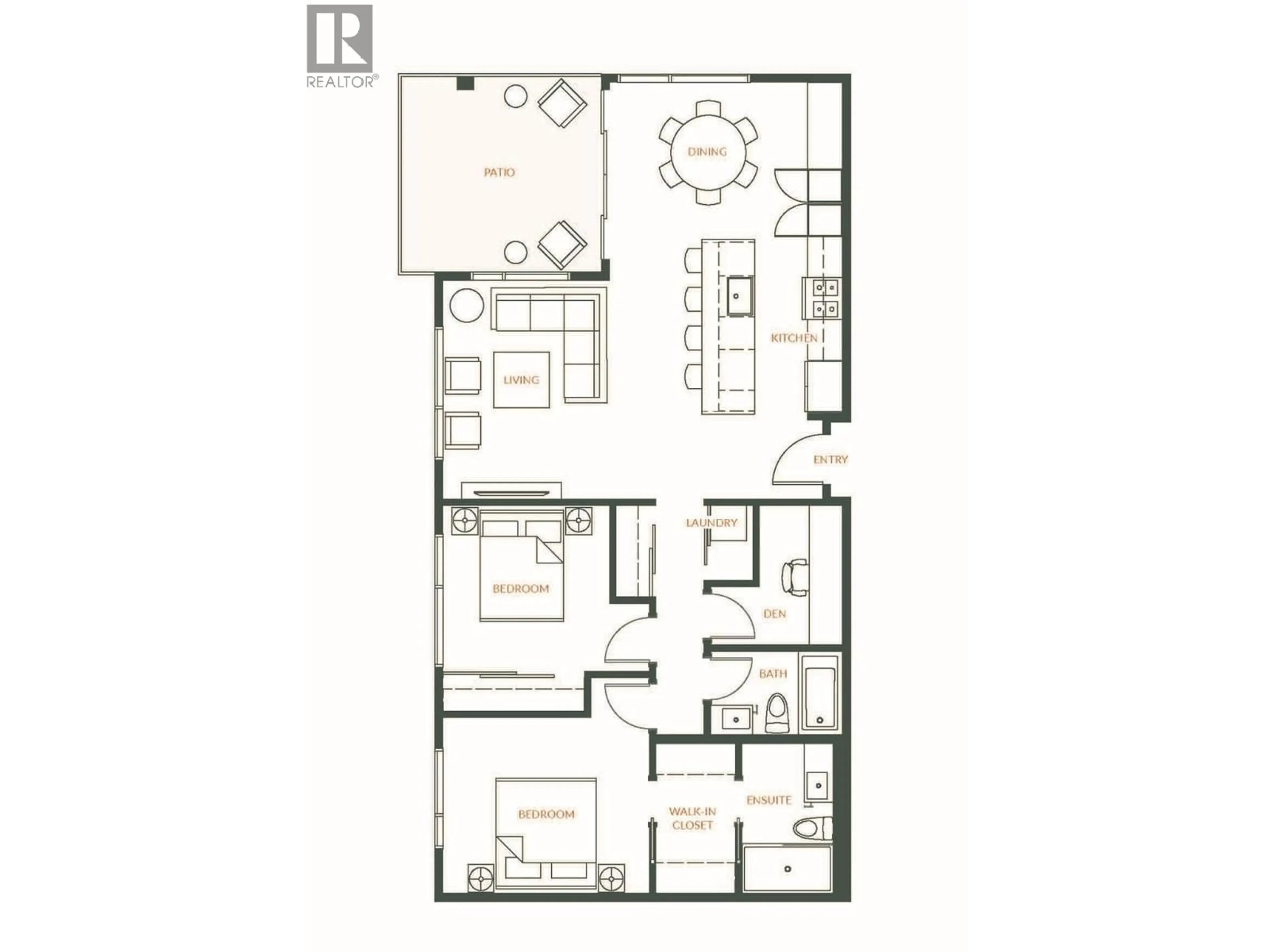 Floor plan for 301 - 2760 OLALLA ROAD, West Kelowna British Columbia V1Z2A9