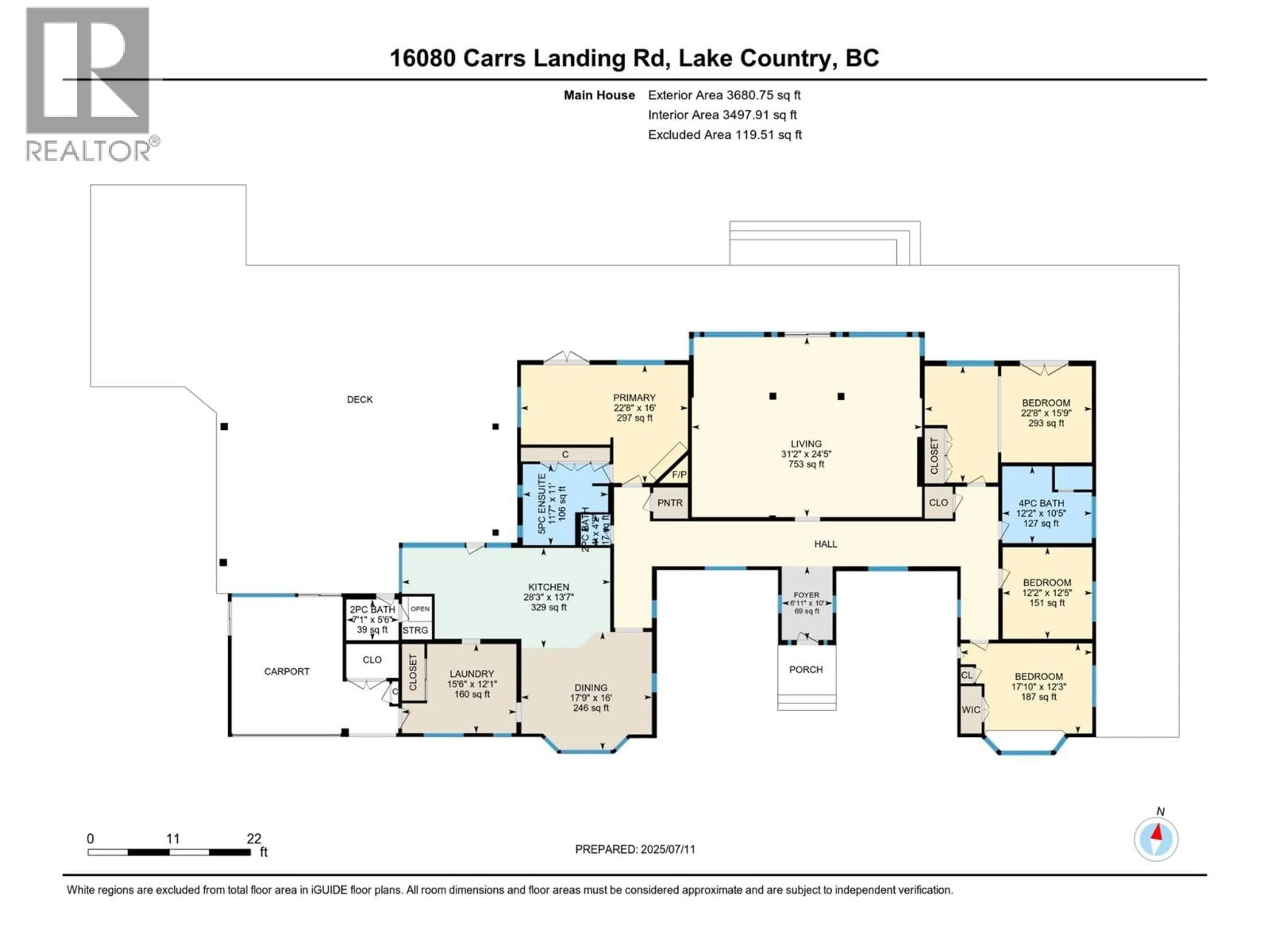 Floor plan for 16080 CARRS LANDING ROAD, Lake Country British Columbia V4V1C4