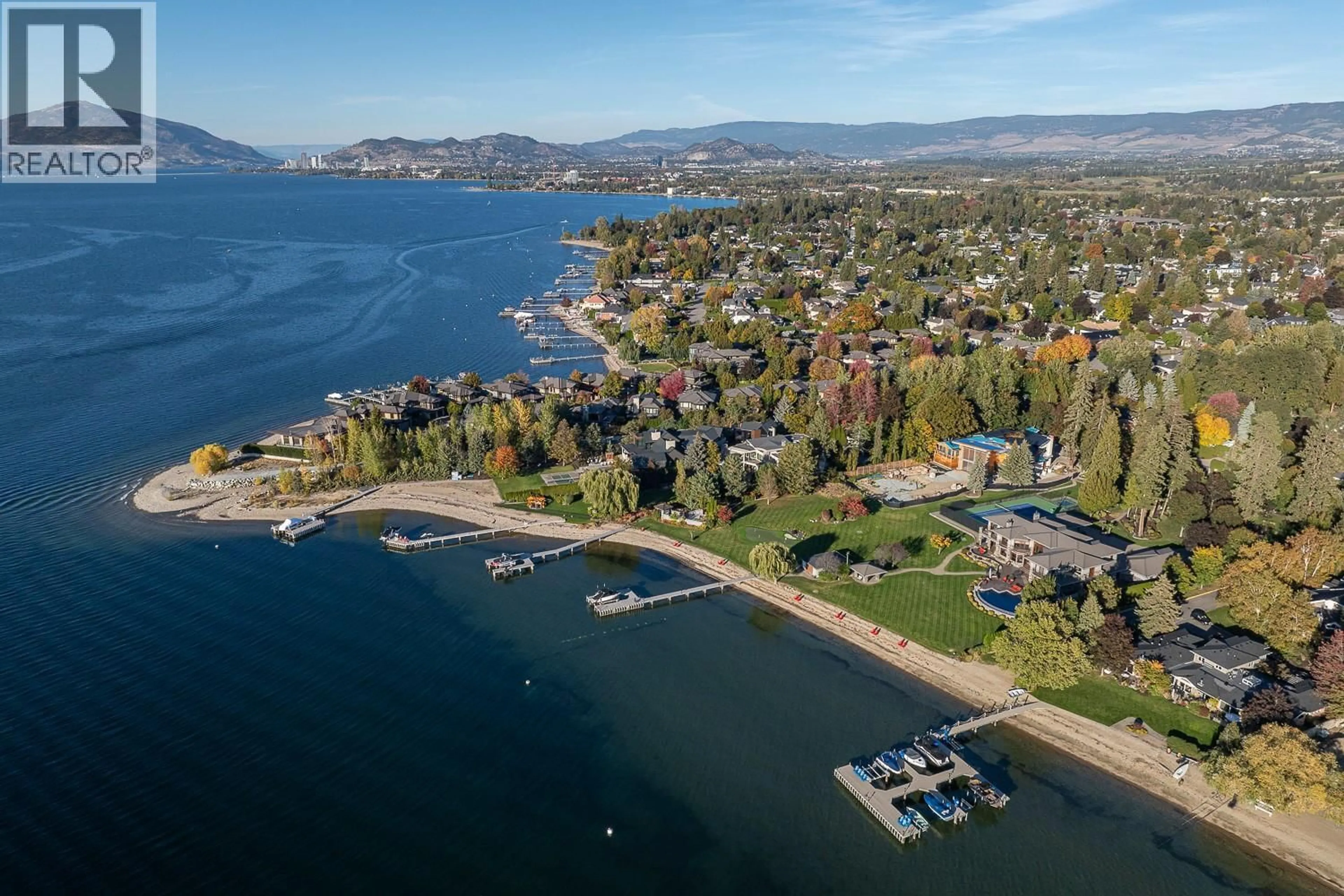 A pic from outside/outdoor area/front of a property/back of a property/a pic from drone, water/lake/river/ocean view for 460 ELDORADO ROAD, Kelowna British Columbia V1W1G8