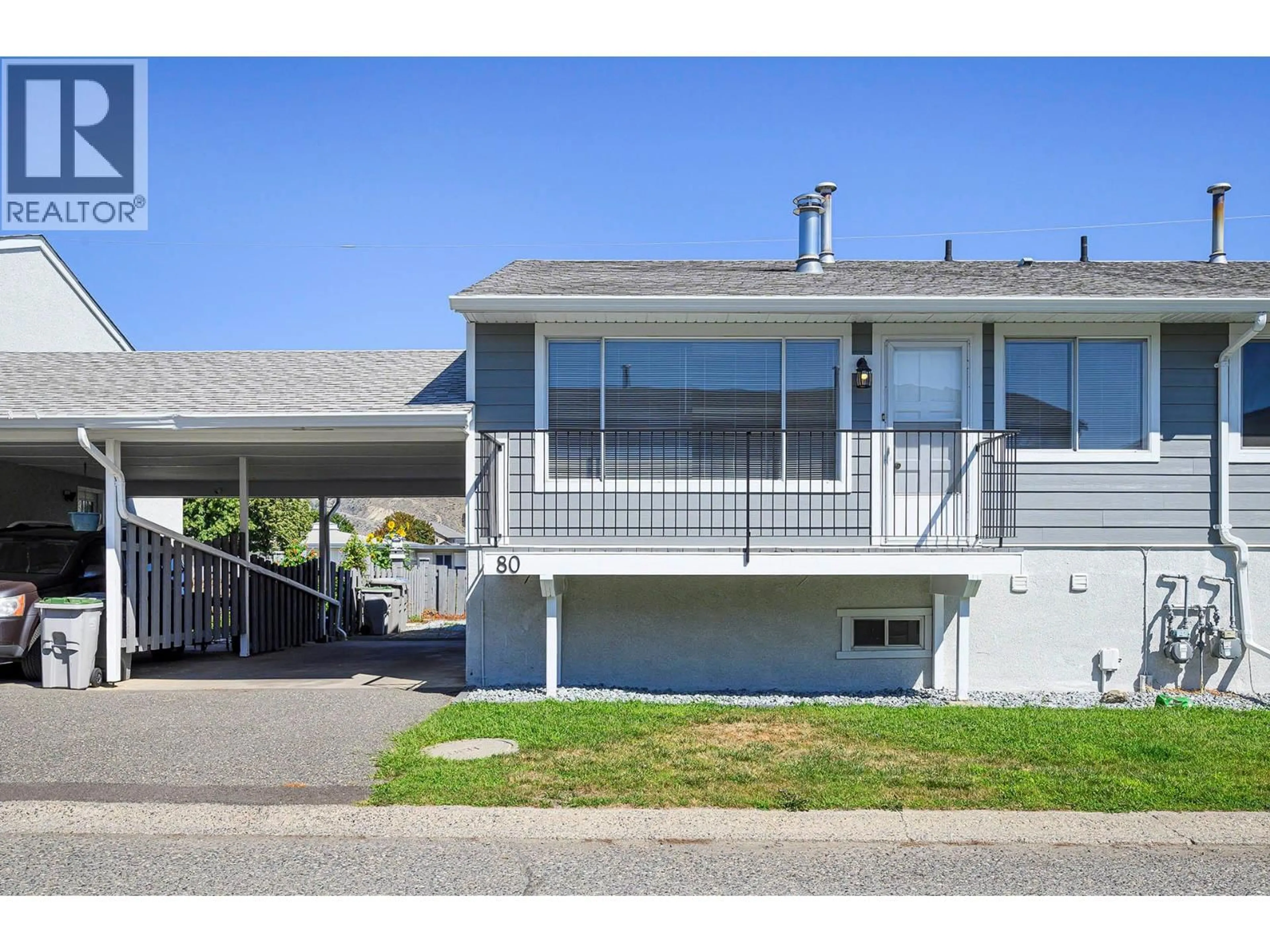 Home with vinyl exterior material, street for 80 - 800 VALHALLA DRIVE, Kamloops British Columbia V2B1R8