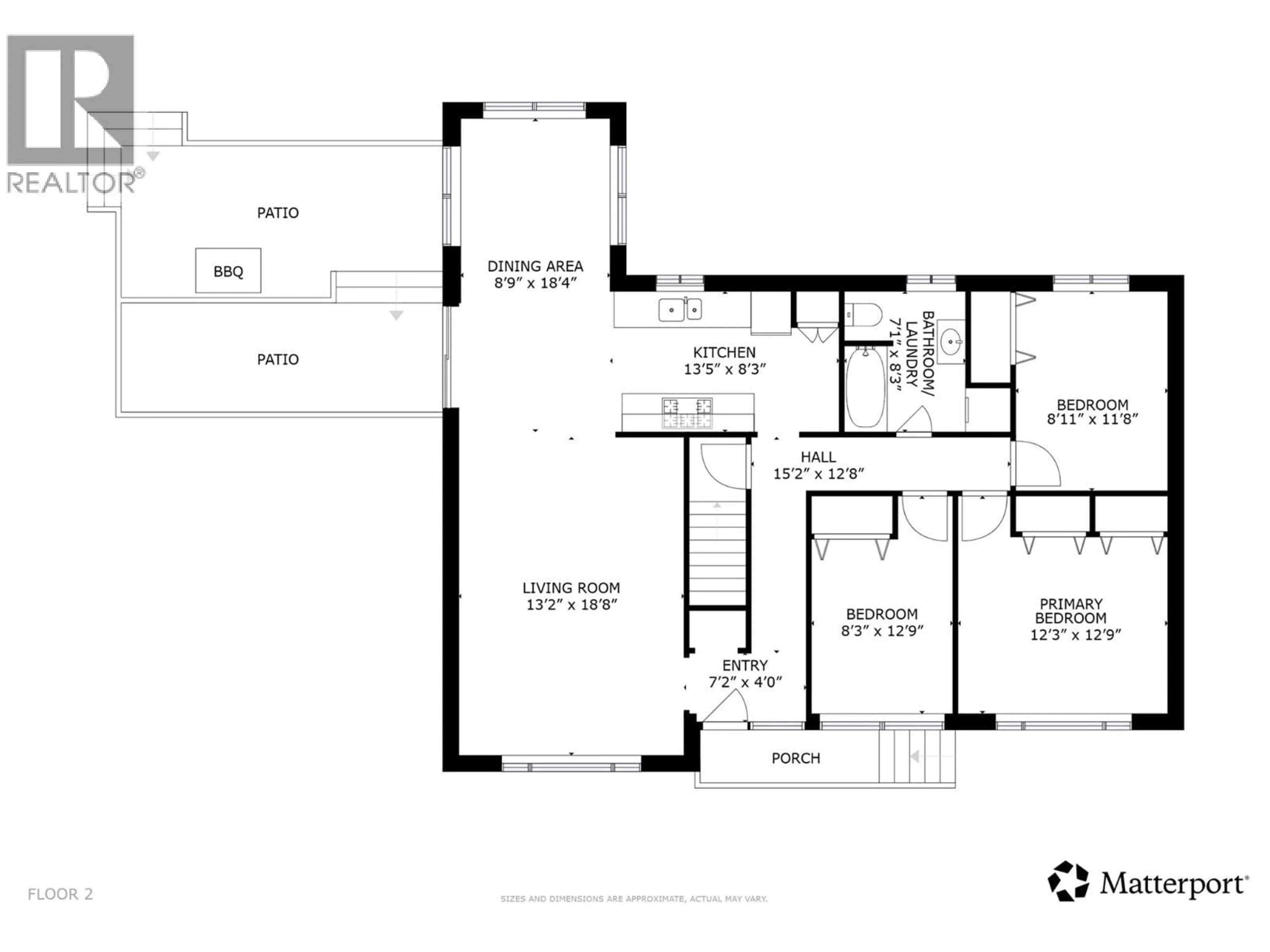 Floor plan for 1552 PINEHURST CRESCENT, Kelowna British Columbia V1Y4H9