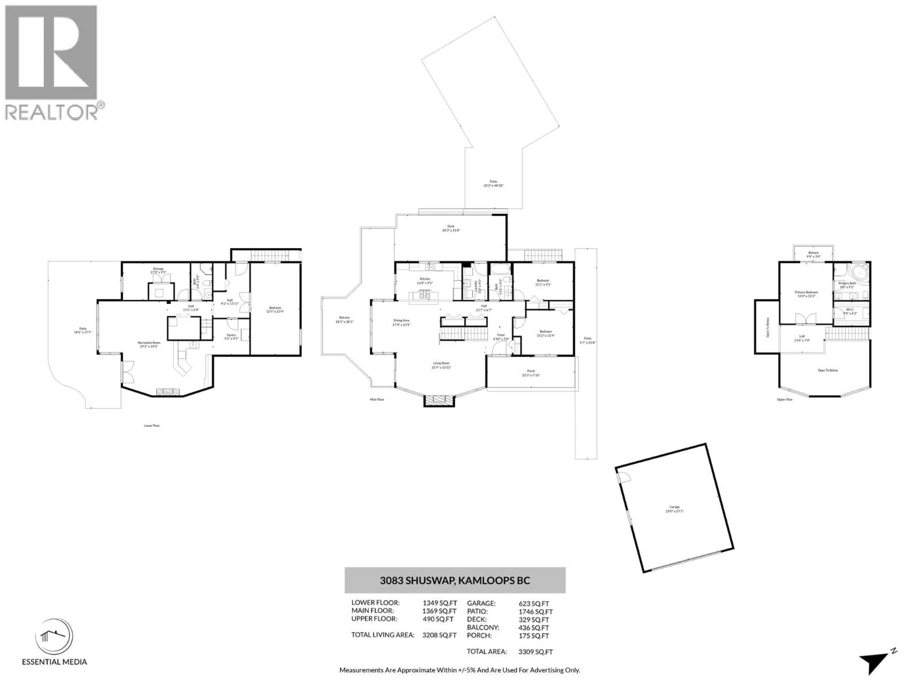 Floor plan for 3083 SHUSWAP ROAD, Kamloops British Columbia V2H1T1