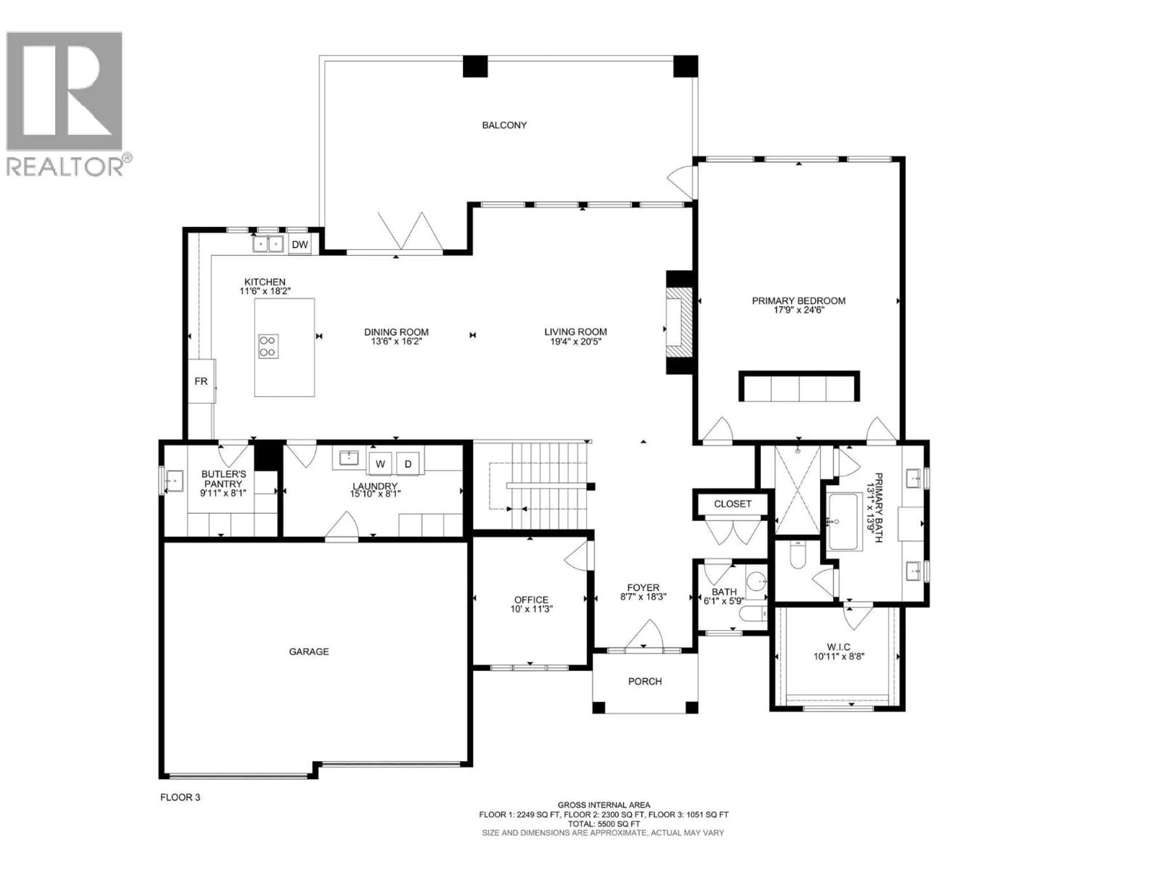 Floor plan for 5564 UPPER MISSION DRIVE, Kelowna British Columbia V1W5M4