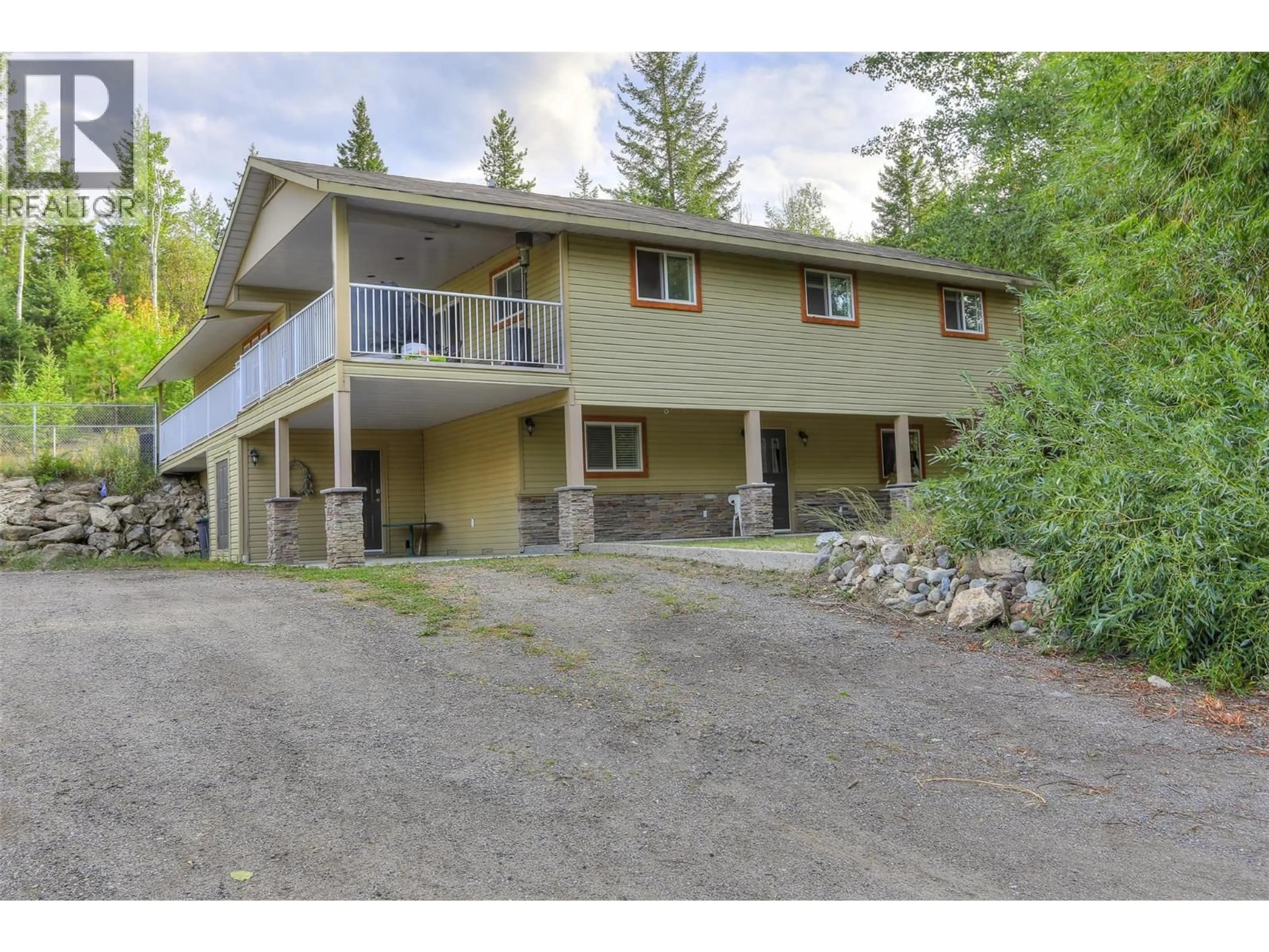 A pic from outside/outdoor area/front of a property/back of a property/a pic from drone, unknown for 3525 MCKELLAR ROAD, West Kelowna British Columbia V4T1W1