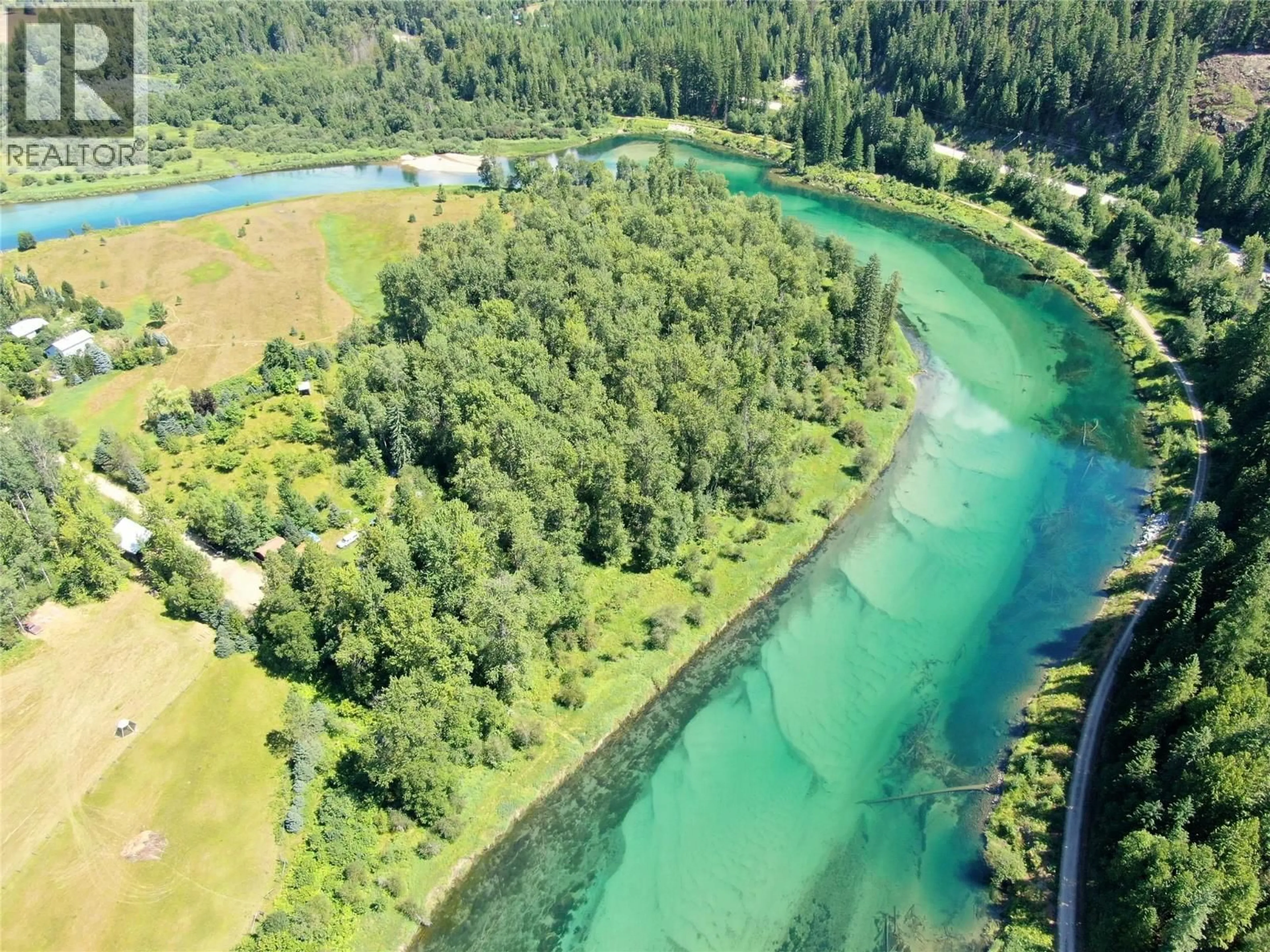 A pic from outside/outdoor area/front of a property/back of a property/a pic from drone, water/lake/river/ocean view for 6268 PICARD ROAD, Appledale British Columbia V0G2J0