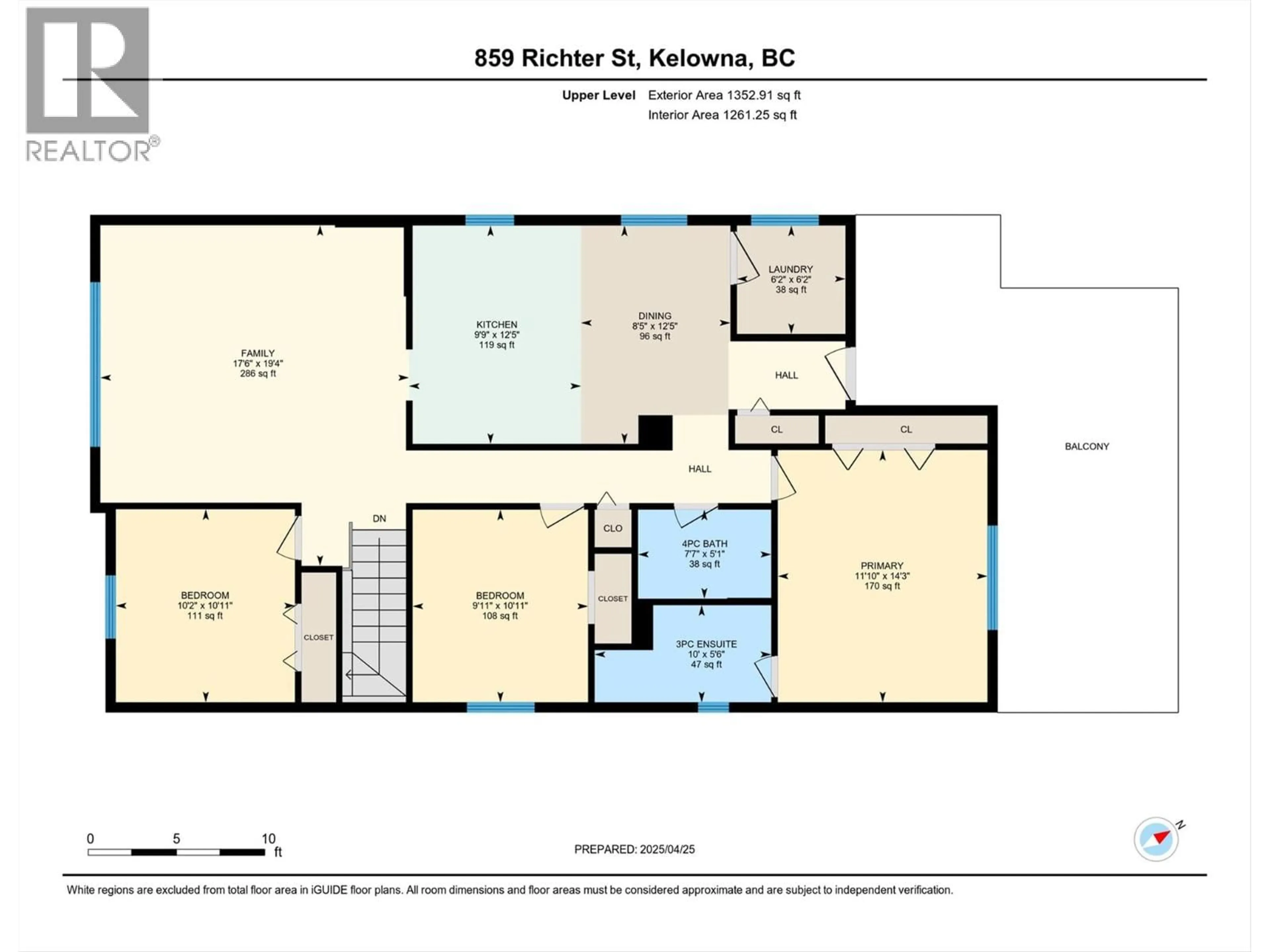 Floor plan for 859 RICHTER STREET, Kelowna British Columbia V1Y2J9