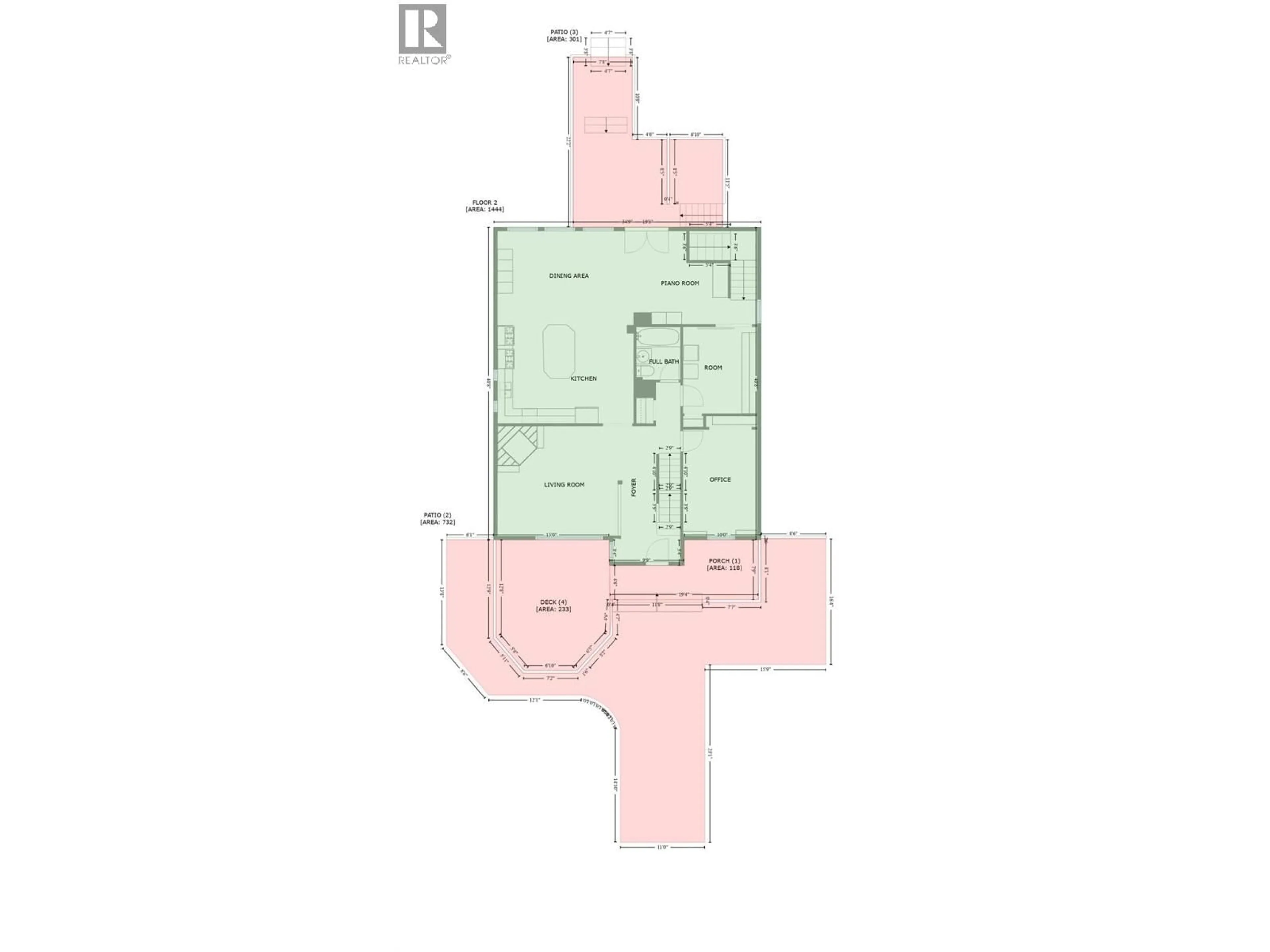 Floor plan for 1260 PINE STREET, Kamloops British Columbia V2C3A9