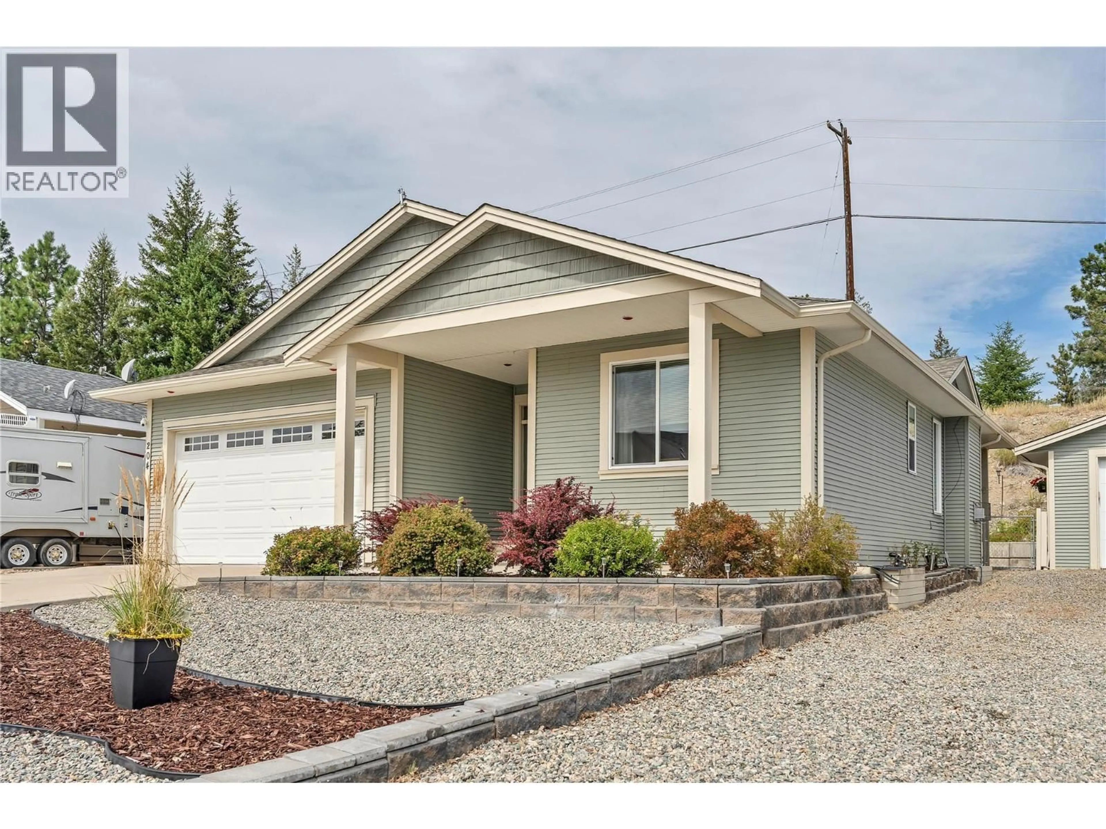 Home with vinyl exterior material, street for 204 WESTRIDGE COURT, Princeton British Columbia V0X1W0
