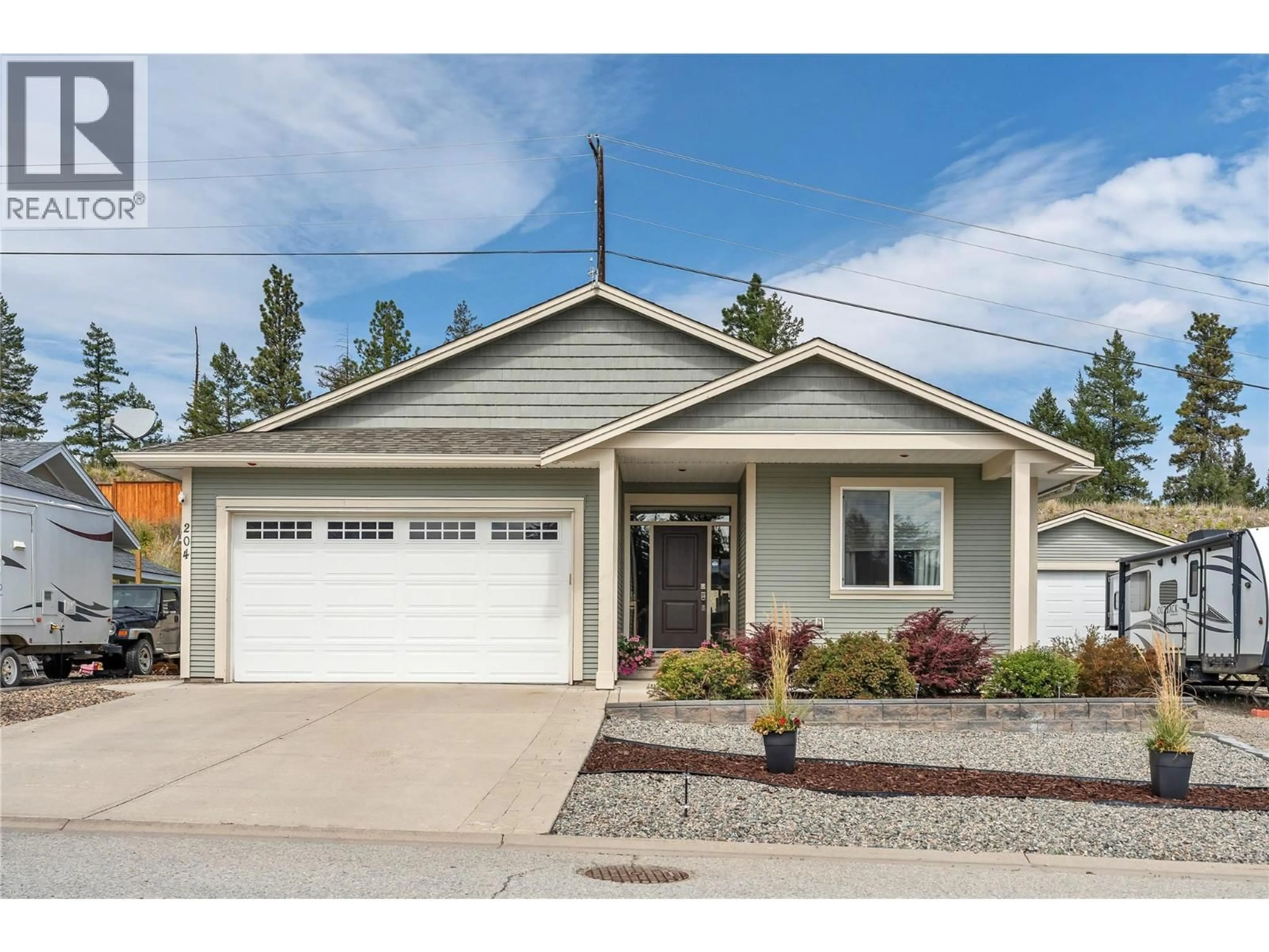 Home with vinyl exterior material, street for 204 WESTRIDGE COURT, Princeton British Columbia V0X1W0