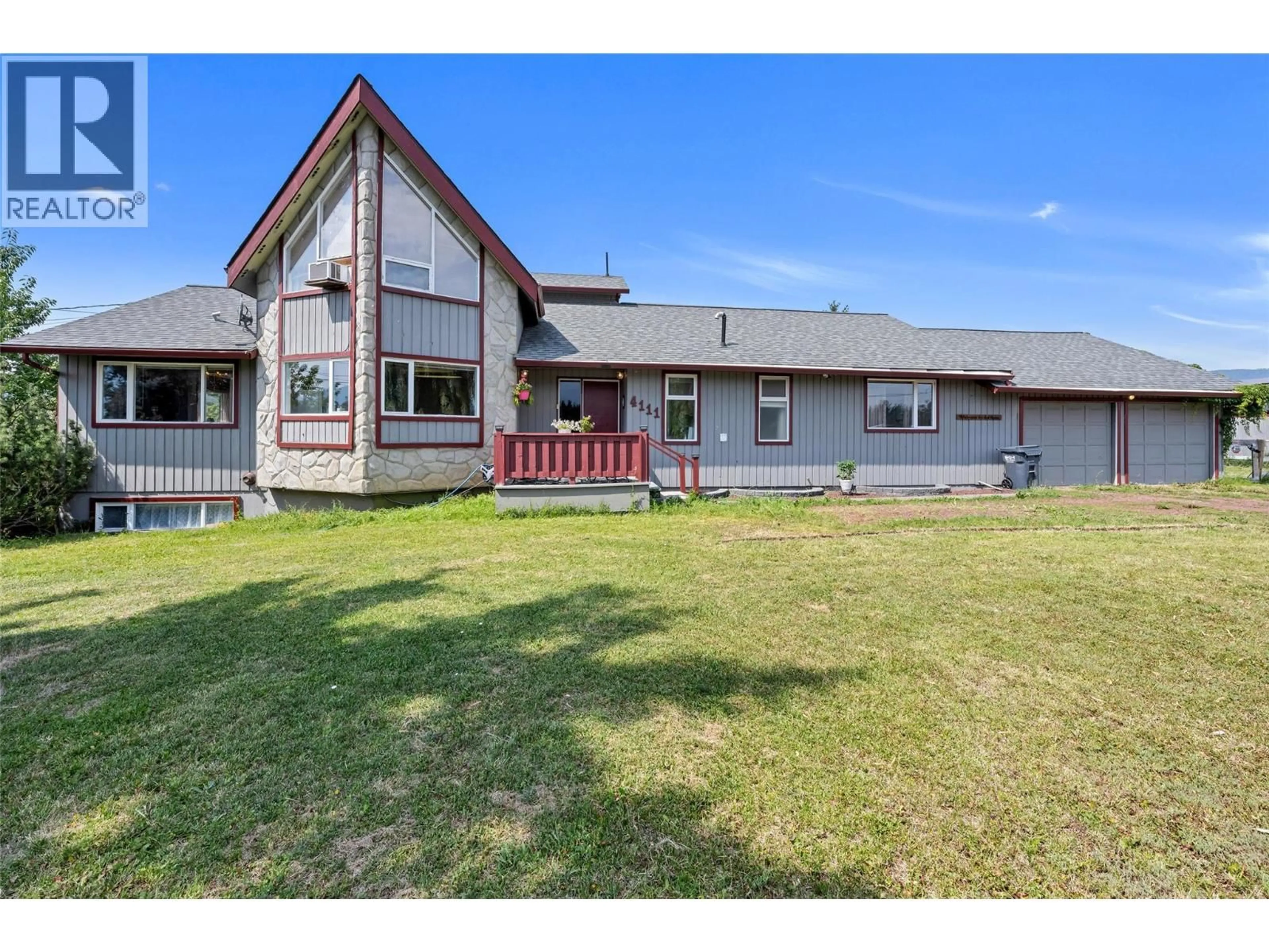 A pic from outside/outdoor area/front of a property/back of a property/a pic from drone, unknown for 4111 ROUND PRAIRIE ROAD, Armstrong British Columbia V0E1B4