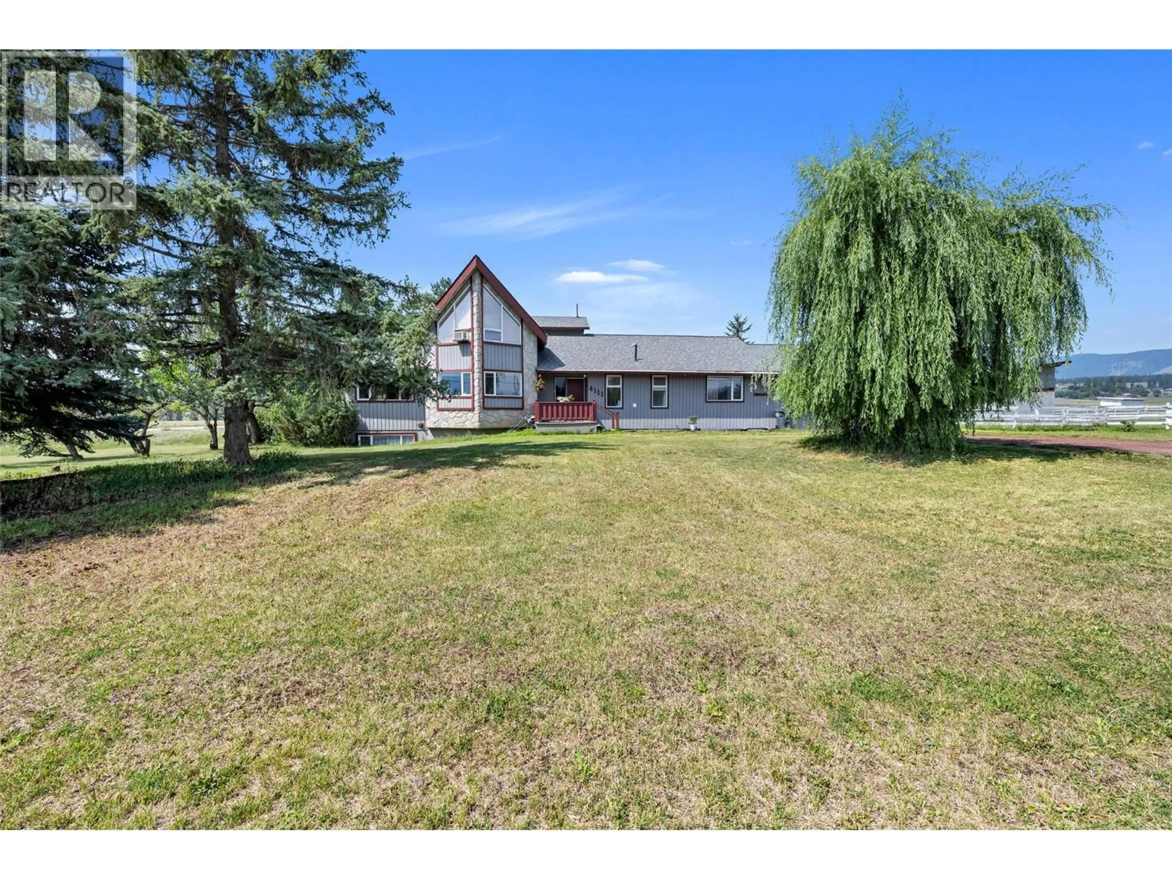 A pic from outside/outdoor area/front of a property/back of a property/a pic from drone, unknown for 4111 ROUND PRAIRIE ROAD, Armstrong British Columbia V0E1B4