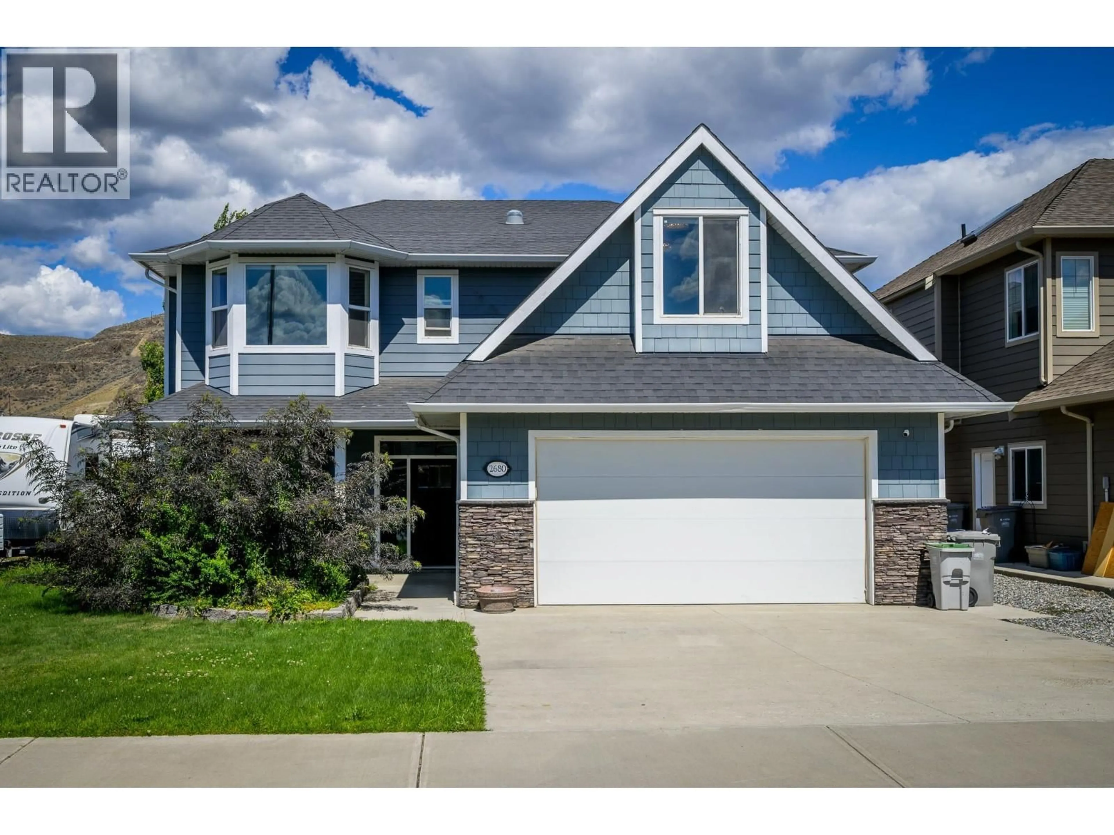 Home with vinyl exterior material, street for 2680 STANKO WAY, Kamloops British Columbia V2B0C1