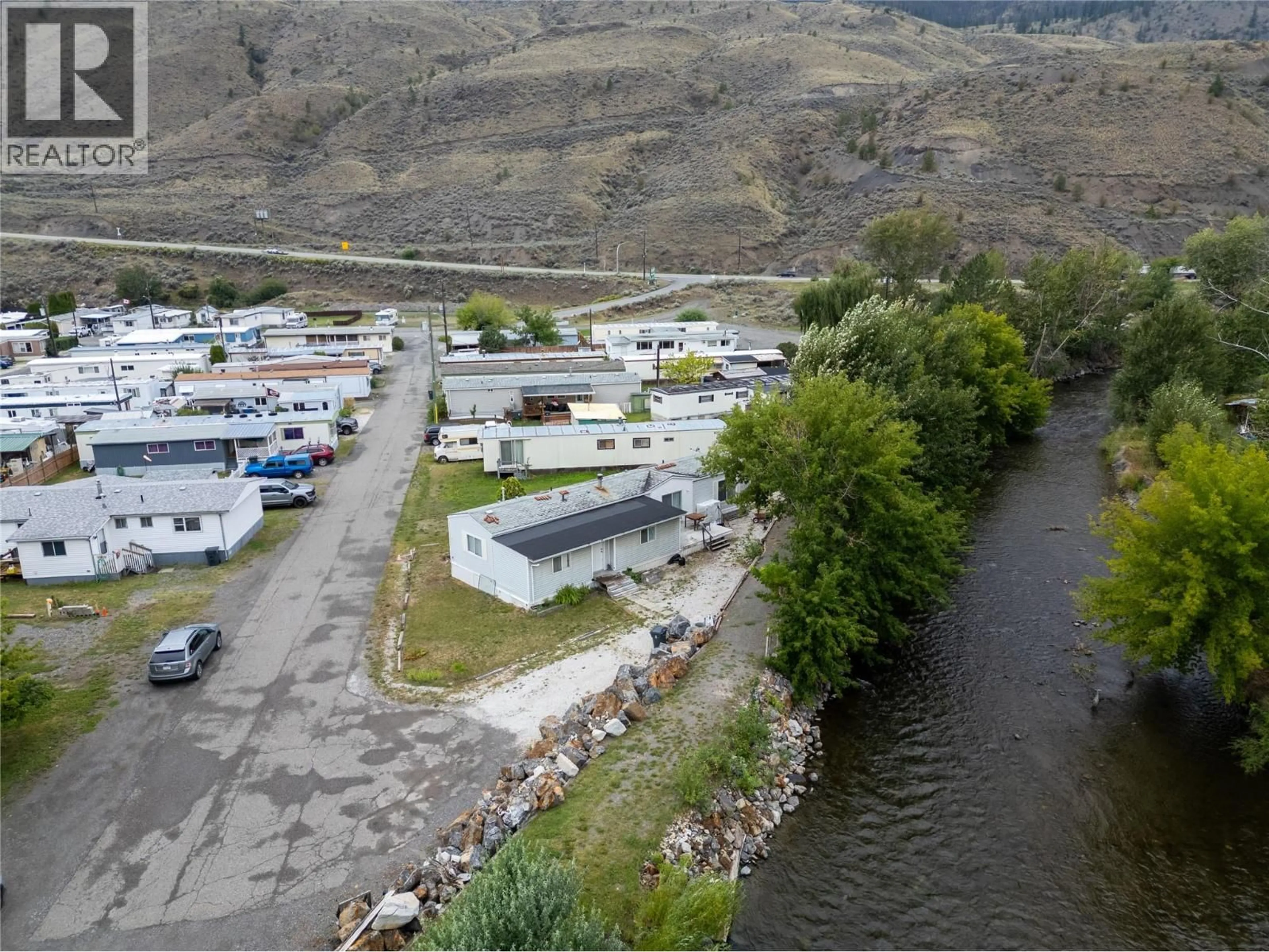 A pic from outside/outdoor area/front of a property/back of a property/a pic from drone, unknown for 71 - 701 TRANS CANADA HIGHWAY, Cache Creek British Columbia V0K1H0