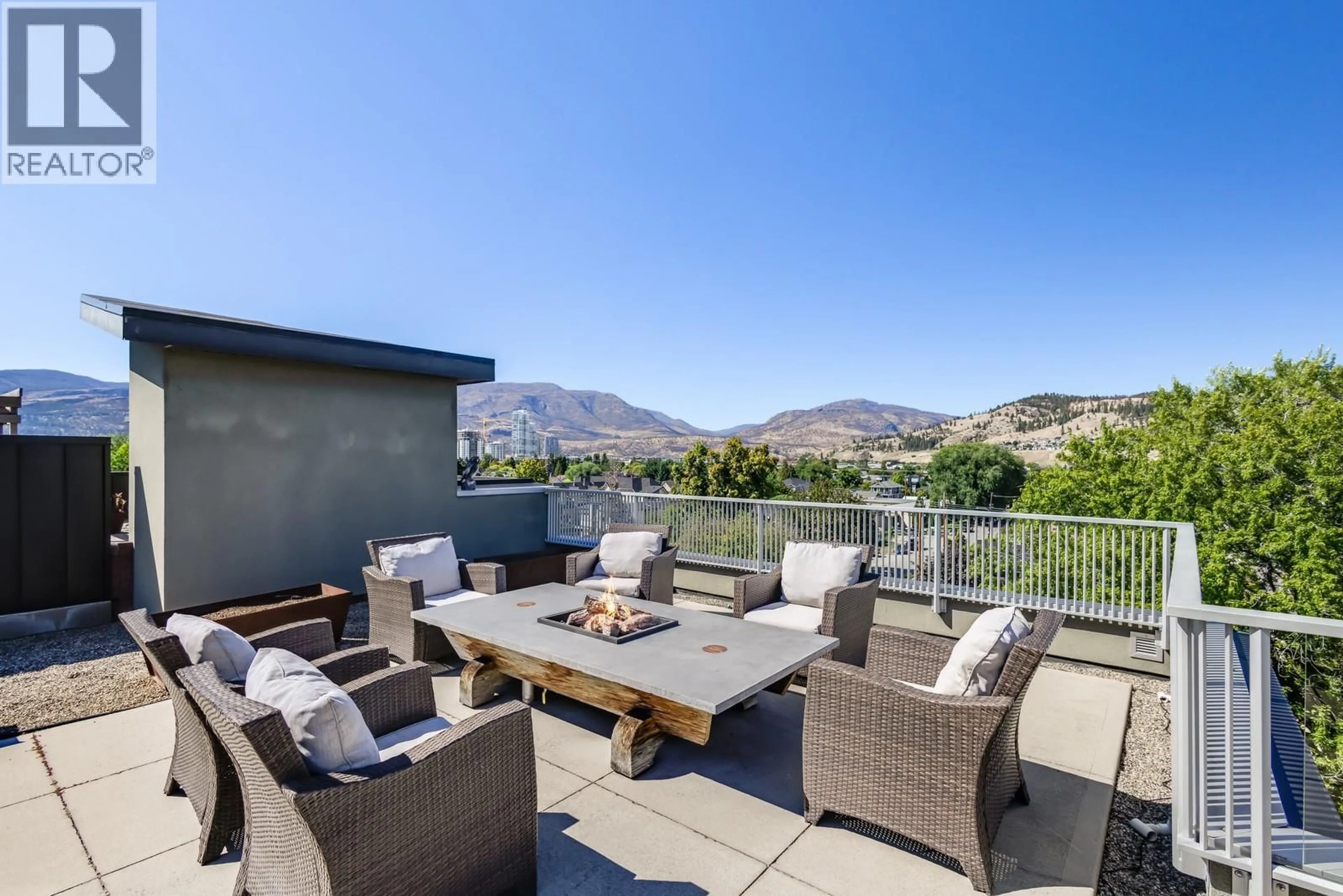 Patio, mountain view for 124 - 1495 GRAHAM STREET, Kelowna British Columbia V1Y3B2