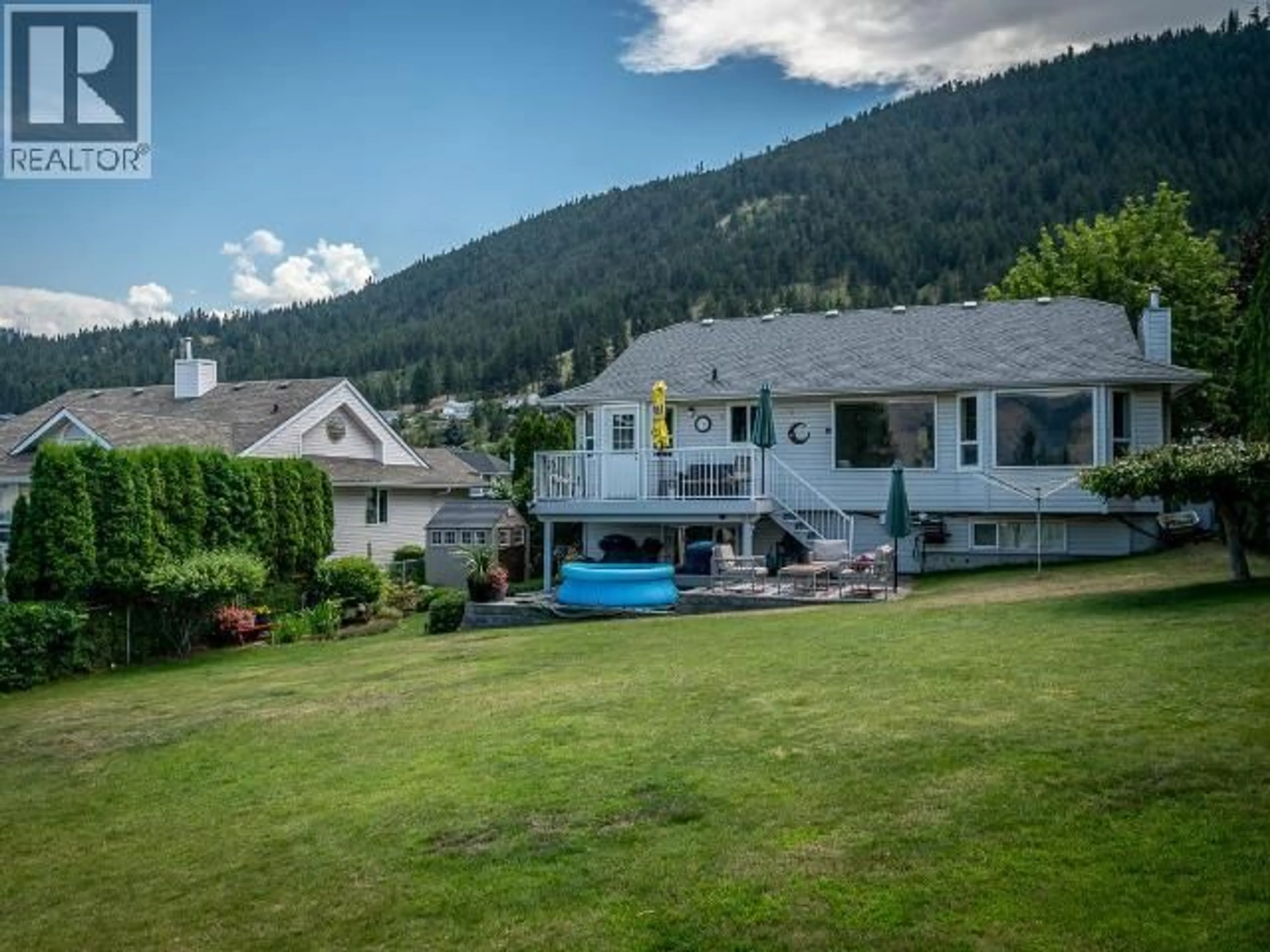 A pic from outside/outdoor area/front of a property/back of a property/a pic from drone, mountain view for 2776 CAPILANO DRIVE, Kamloops British Columbia V2E2H3