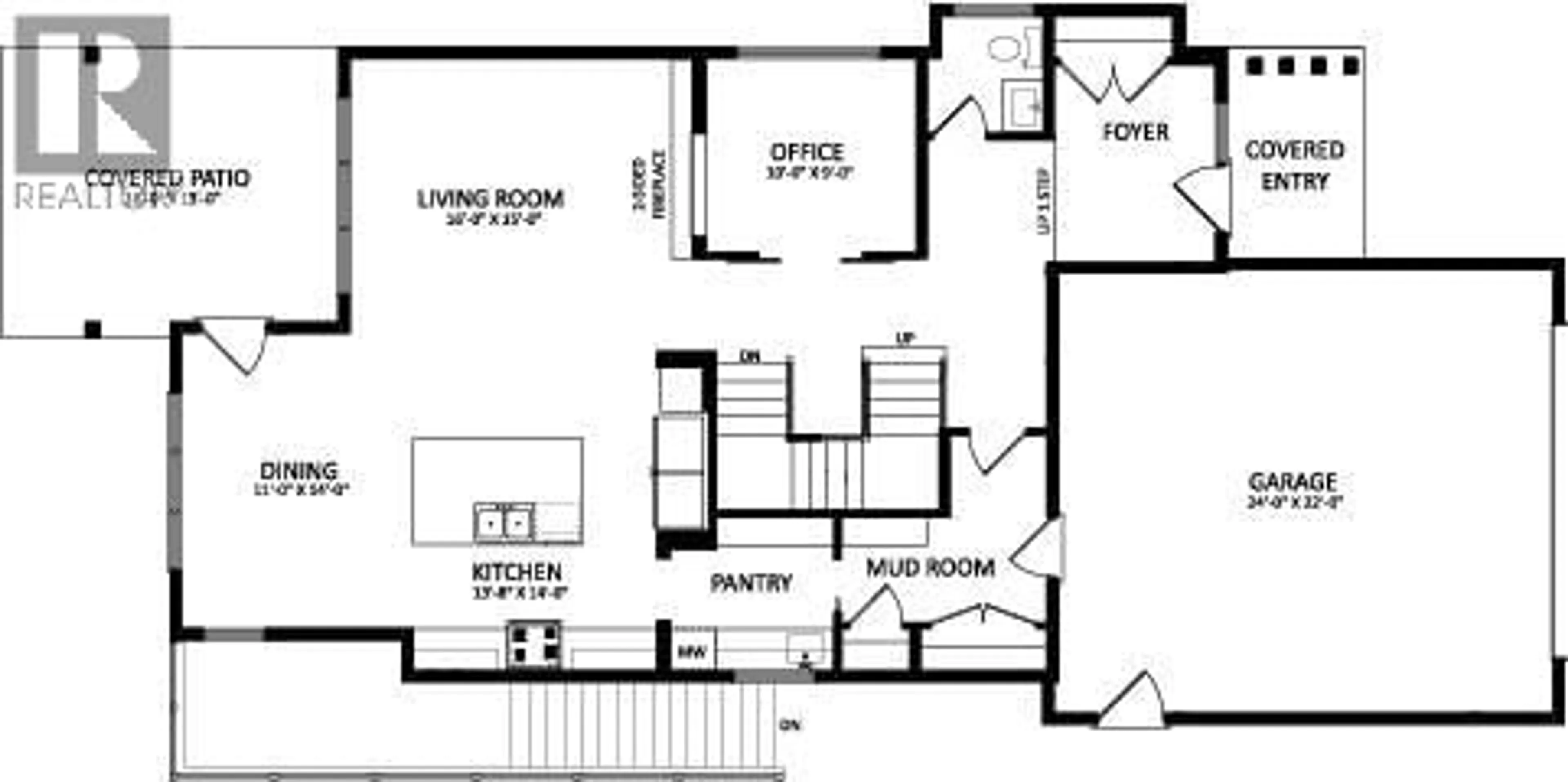 Floor plan for 925 BULL CRESCENT, Kelowna British Columbia V1W0E6