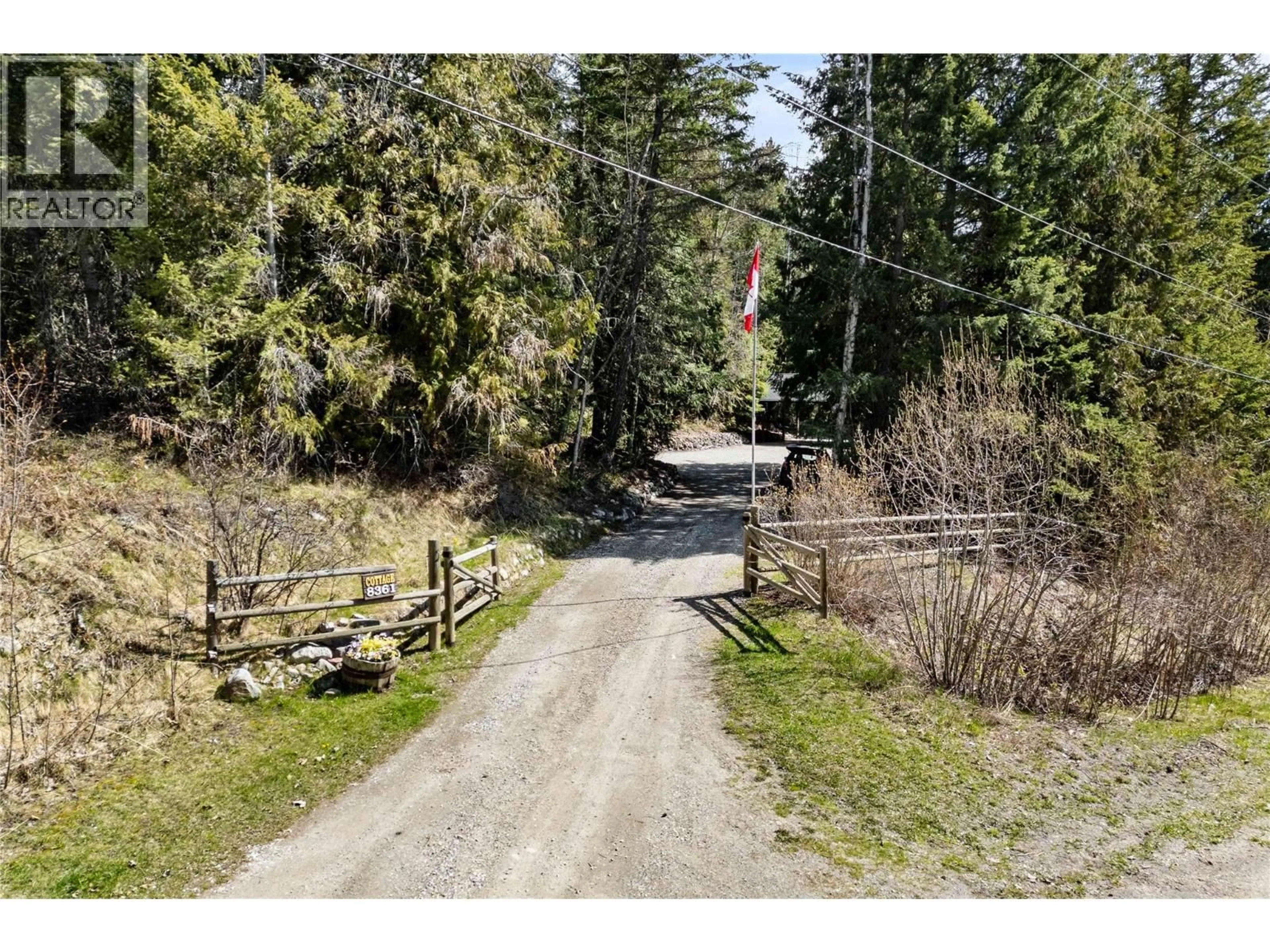 A pic from outside/outdoor area/front of a property/back of a property/a pic from drone, forest/trees view for 8361 LADNER ROAD, Vernon British Columbia V1B3M8