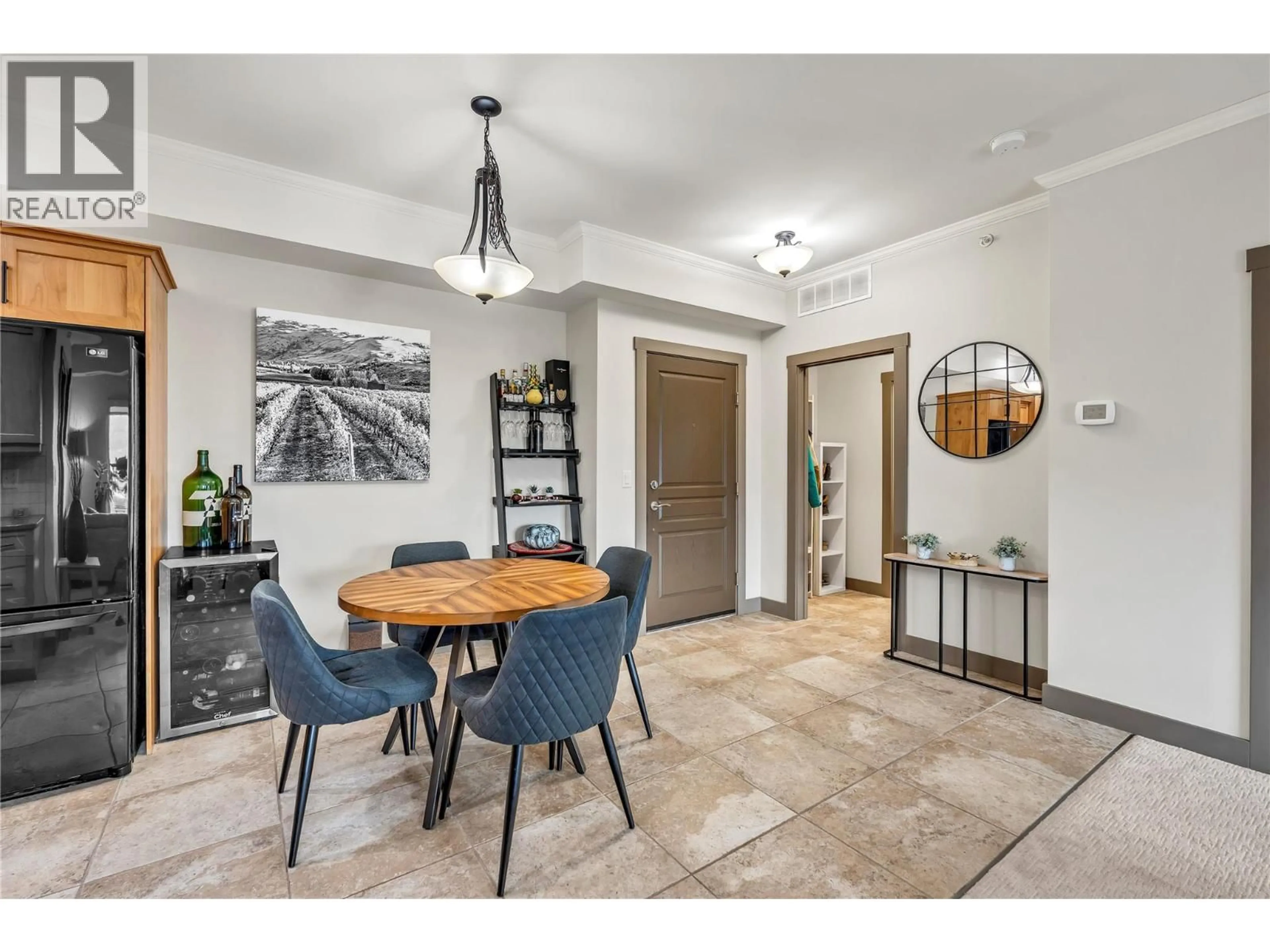 Dining room, ceramic/tile floor for 402 - 873 FORESTBROOK DRIVE, Penticton British Columbia V2A2E9