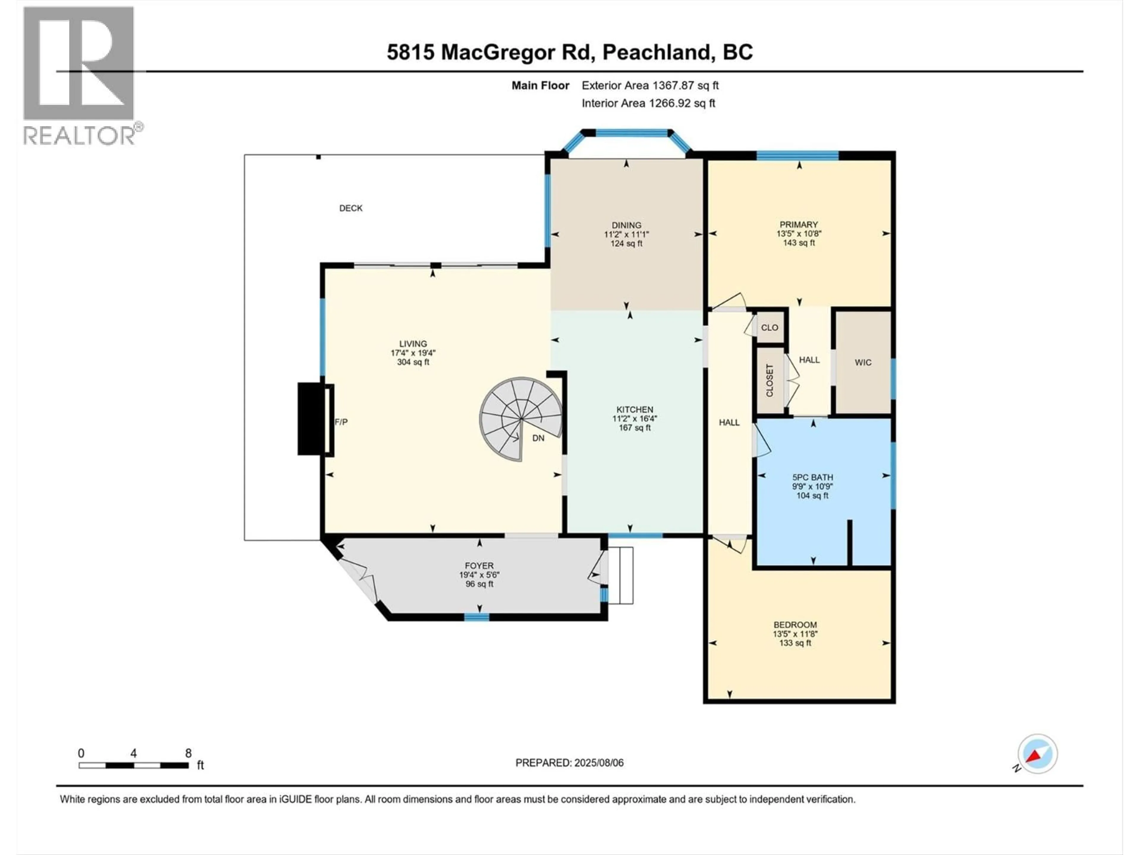 Floor plan for 5815 MACGREGOR ROAD, Peachland British Columbia V0H1X4