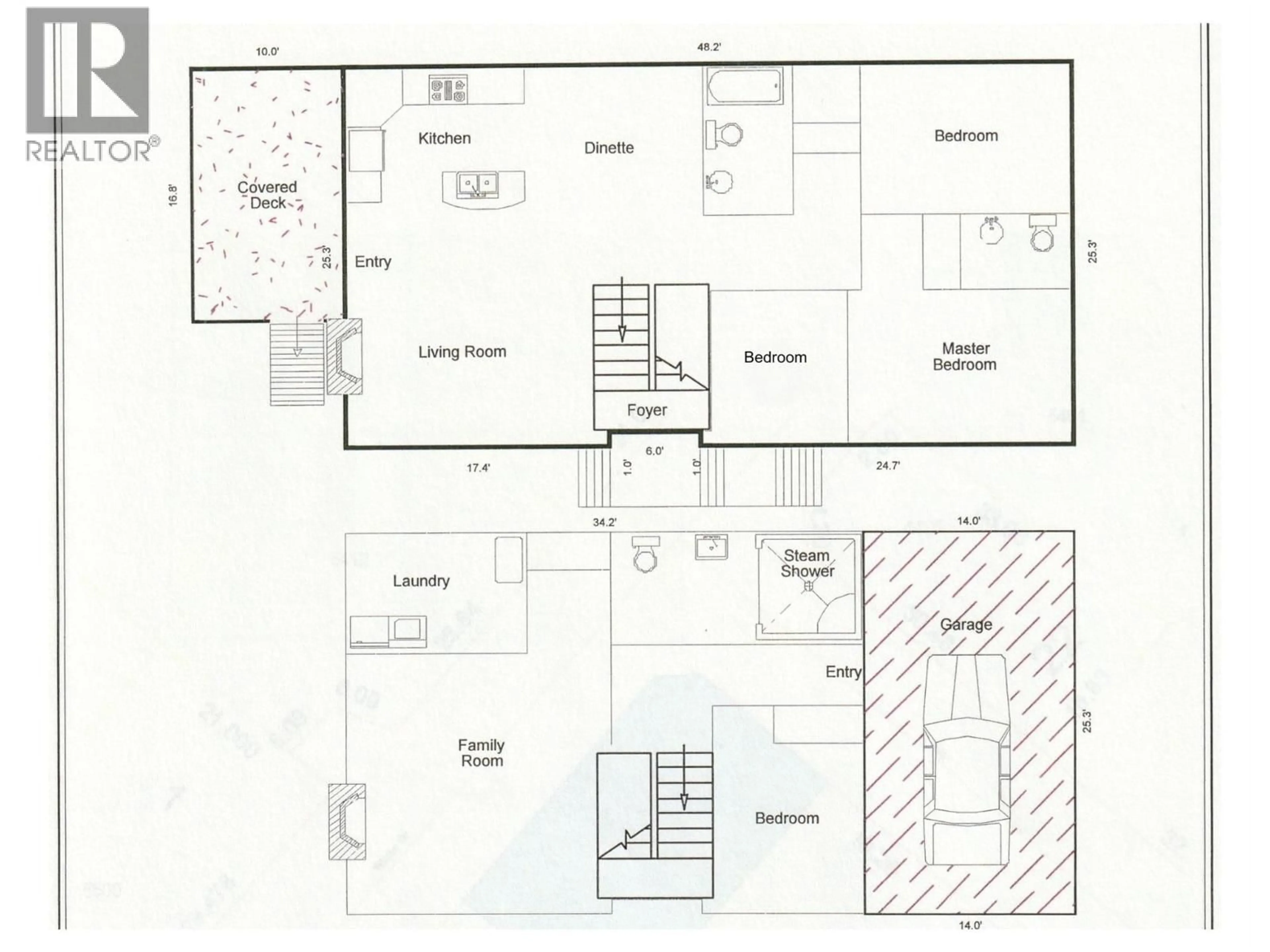 Floor plan for 5409 WILLOW DRIVE, Vernon British Columbia V1T2E4