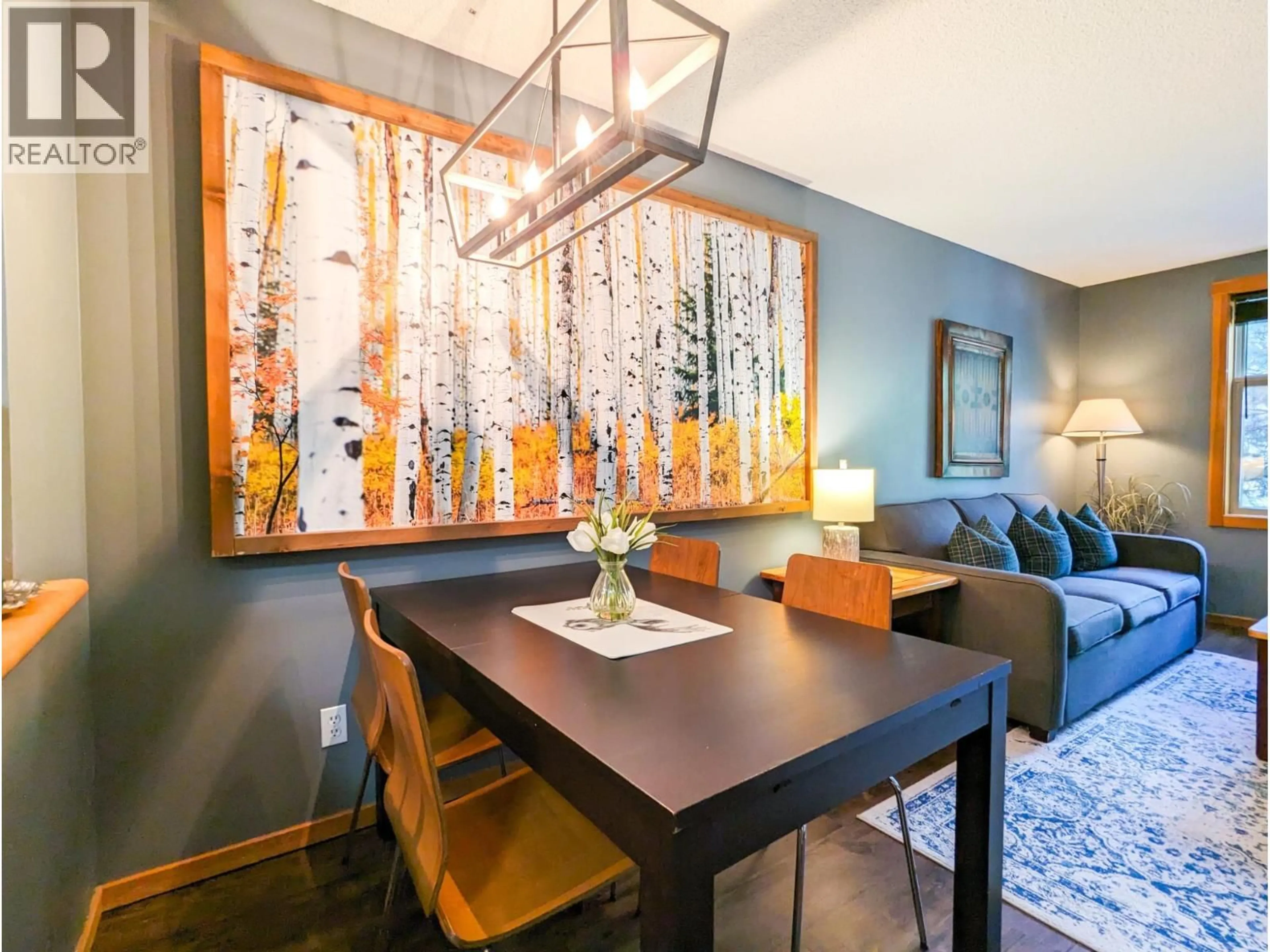 Dining room, wood/laminate floor for 208 - 2060 SUMMIT DRIVE, Panorama British Columbia V0A1T0