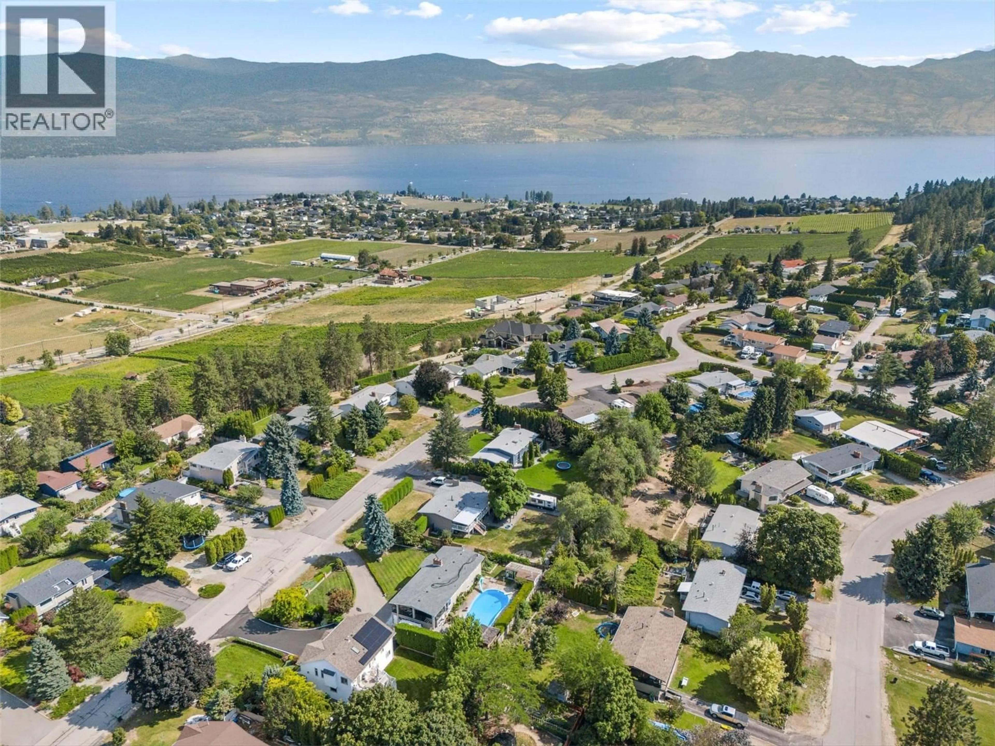 A pic from outside/outdoor area/front of a property/back of a property/a pic from drone, water/lake/river/ocean view for 2710 GUIDI ROAD, West Kelowna British Columbia V1Z2K4