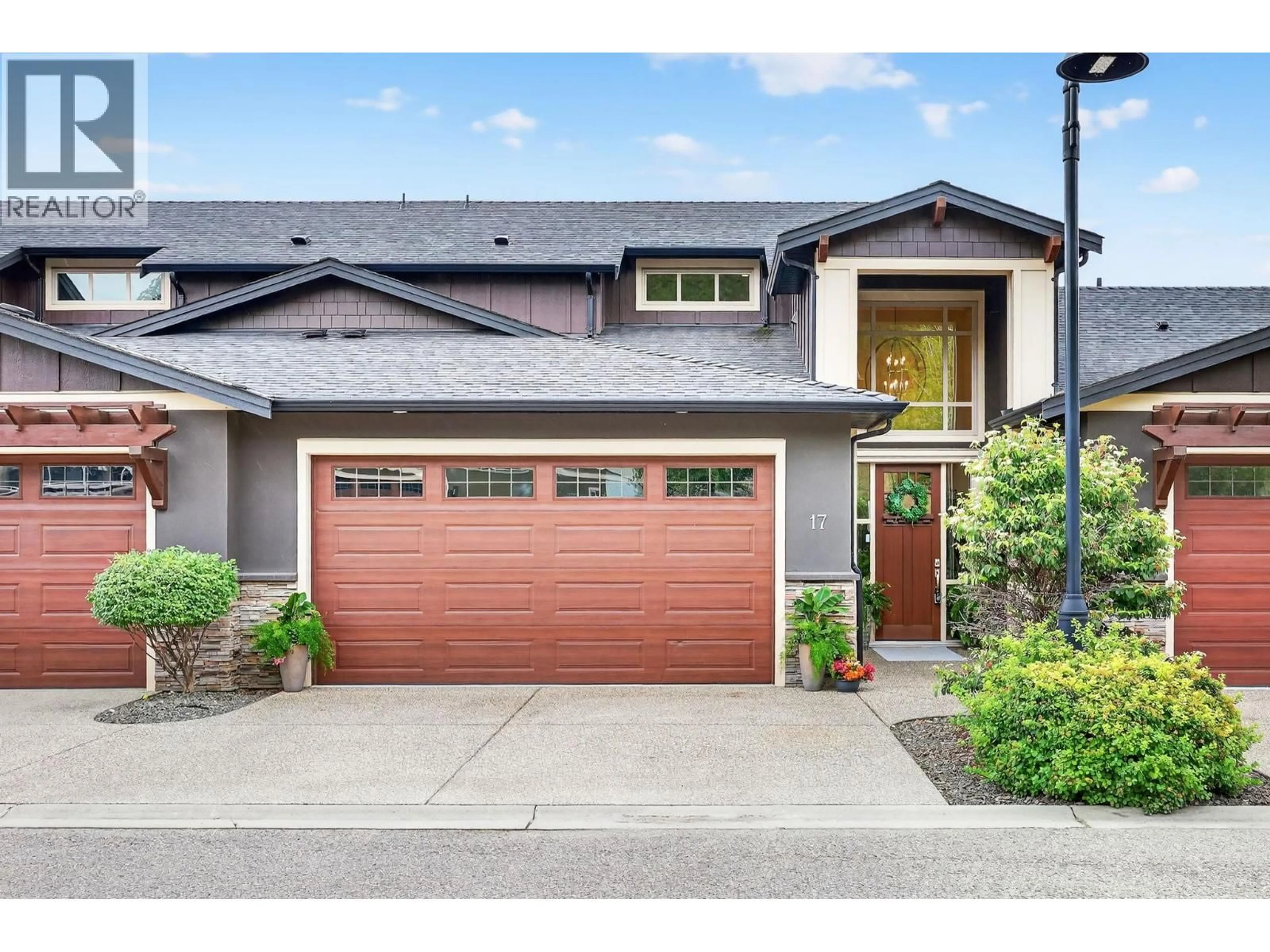 Home with brick exterior material, street for 17 - 1870 ROSEALEE LANE, West Kelowna British Columbia V1Z4E2