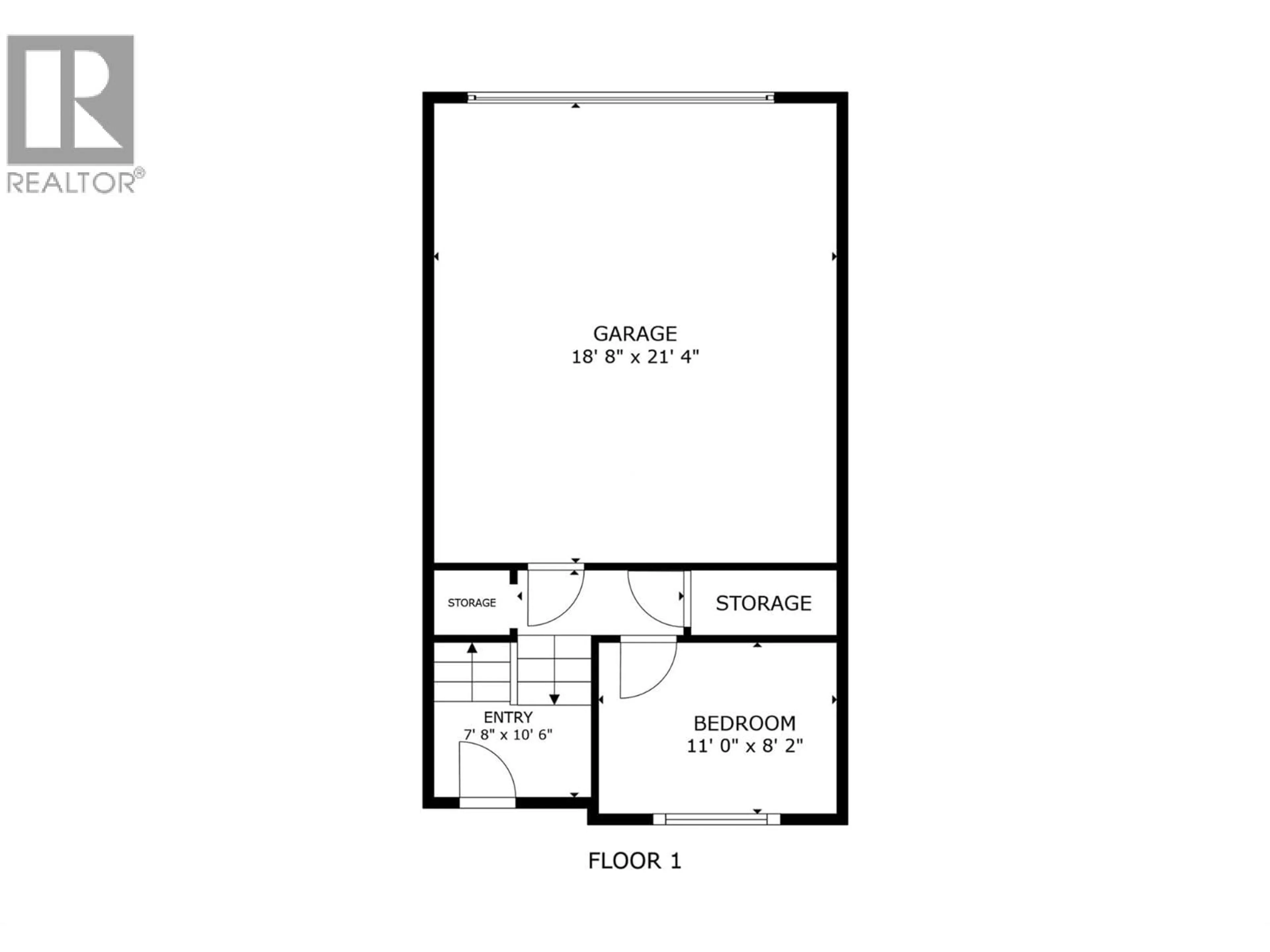 Floor plan for 106 - 122 HARTMAN ROAD, Kelowna British Columbia V1X8E6