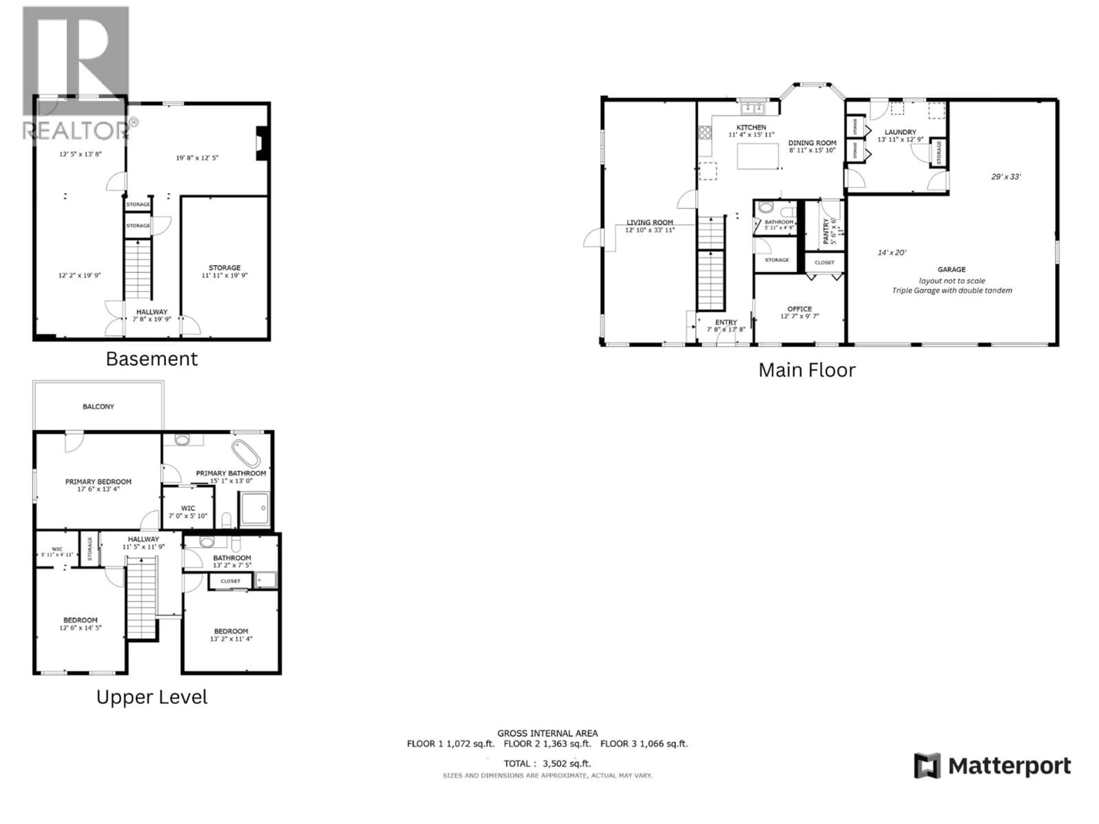 Floor plan for 512 WILDWOOD DRIVE, Cranbrook British Columbia V1C6V1