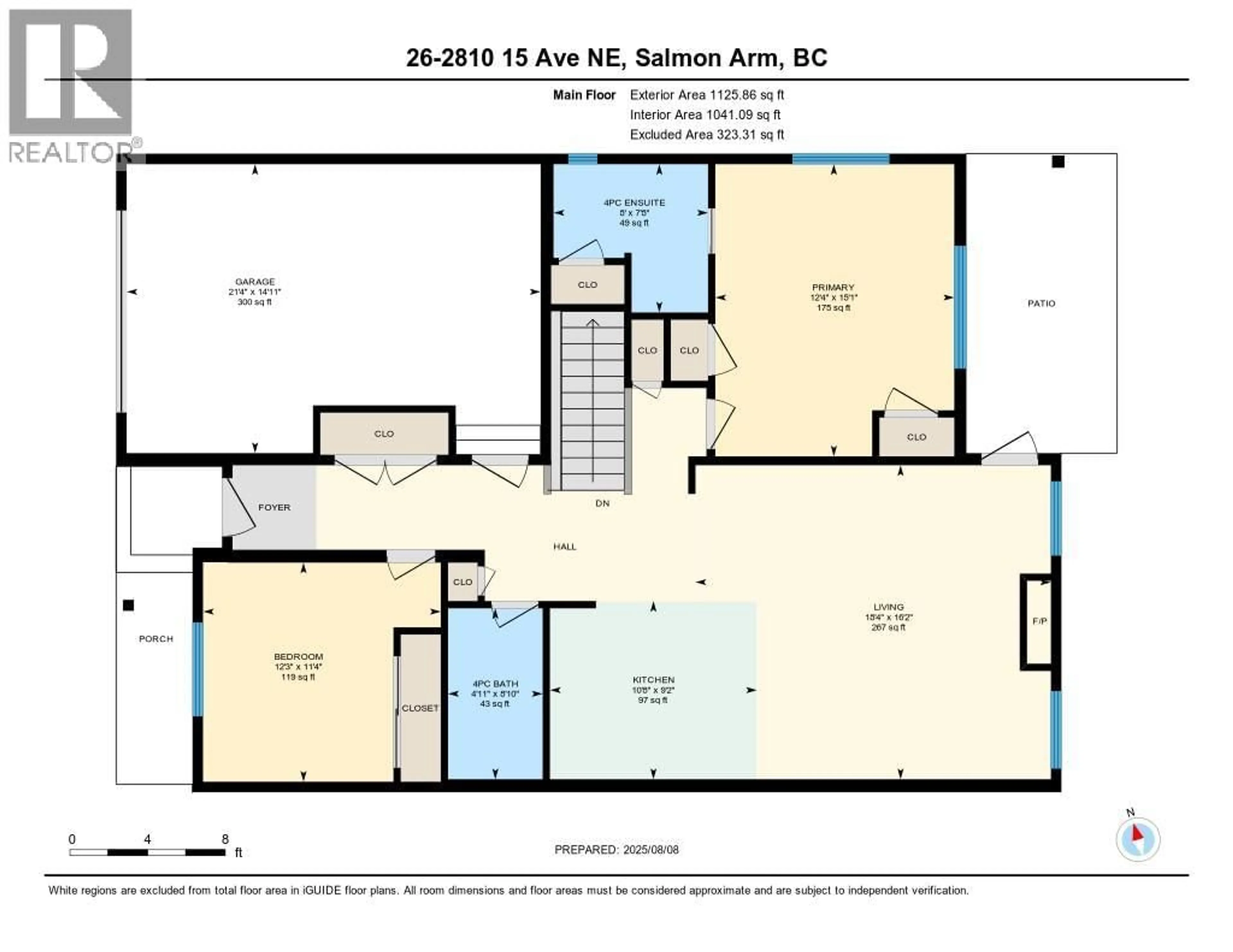 Floor plan for 26 - 2810 15 AVENUE NORTHEAST, Salmon Arm British Columbia V1E0G2