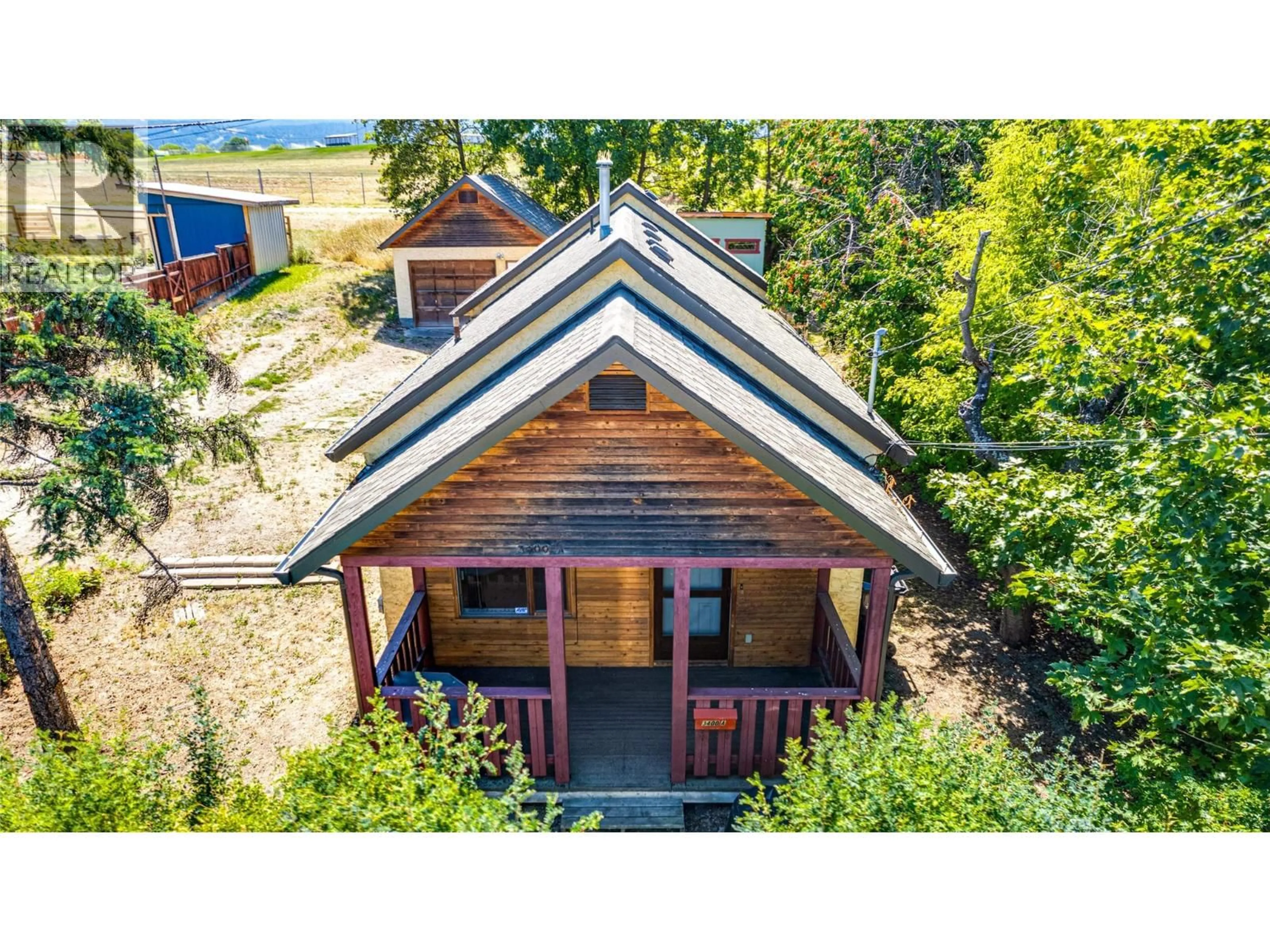 A pic from outside/outdoor area/front of a property/back of a property/a pic from drone, unknown for 3400A 16 AVENUE, Vernon British Columbia V1T1A8