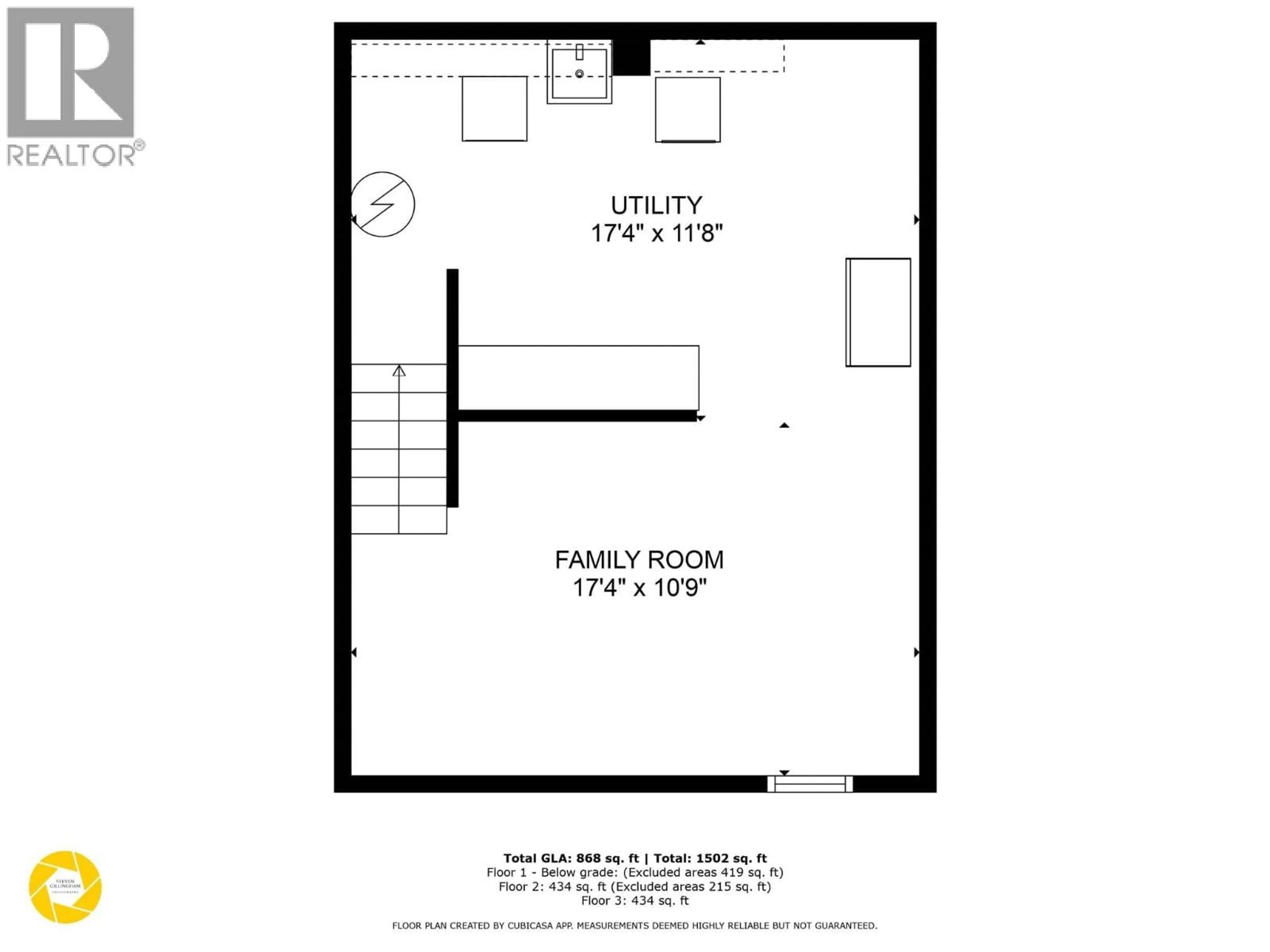 Floor plan for 22 - 1605 SUMMIT DRIVE, Kamloops British Columbia V2E2A5