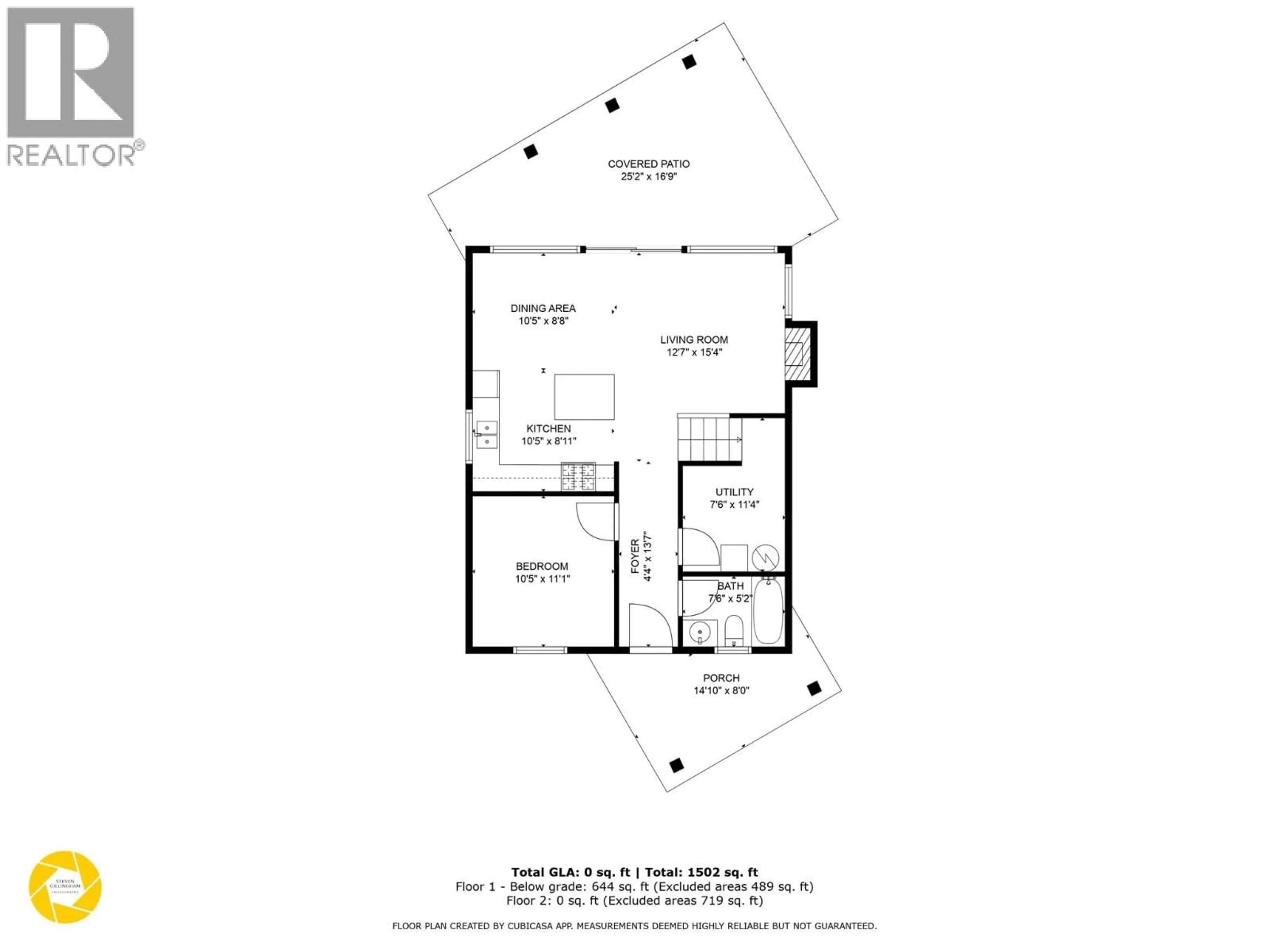 Floor plan for 6 - 3672 SABISTON CREEK ROAD, Kamloops British Columbia V0K2J0