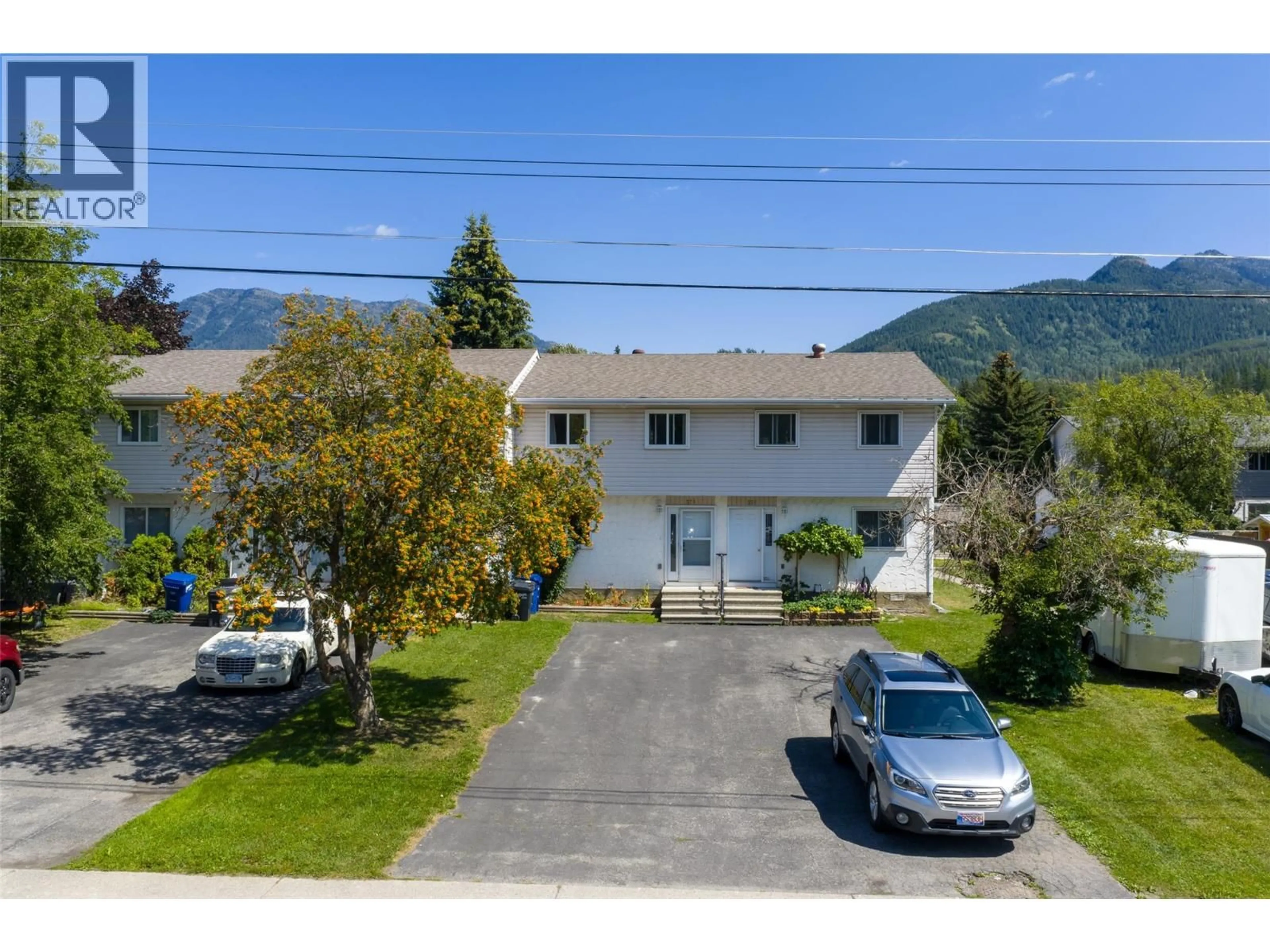 A pic from outside/outdoor area/front of a property/back of a property/a pic from drone, mountain view for B - 37 MT TRINITY AVENUE, Fernie British Columbia V0B1M3