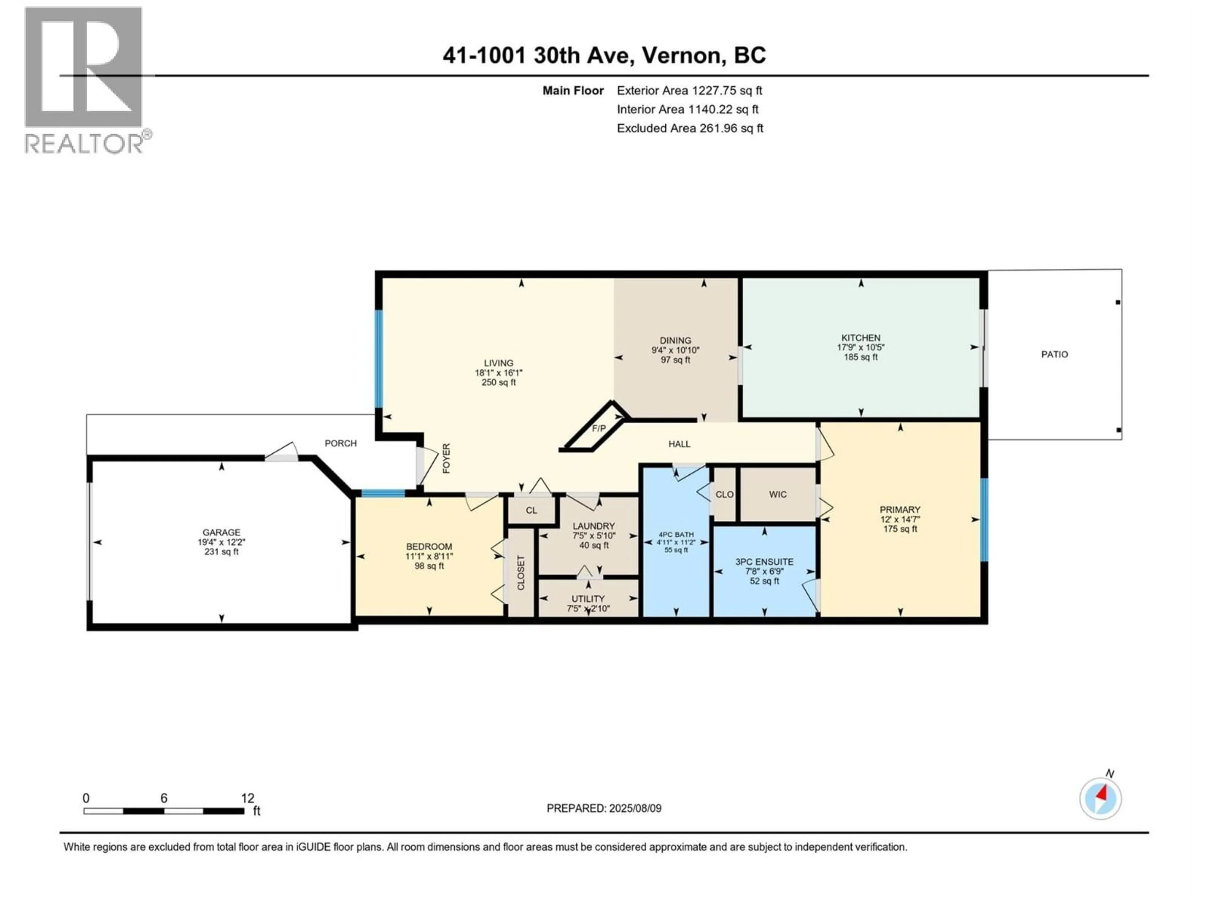 Floor plan for 41 - 1001 30TH AVENUE, Vernon British Columbia V1T9H6