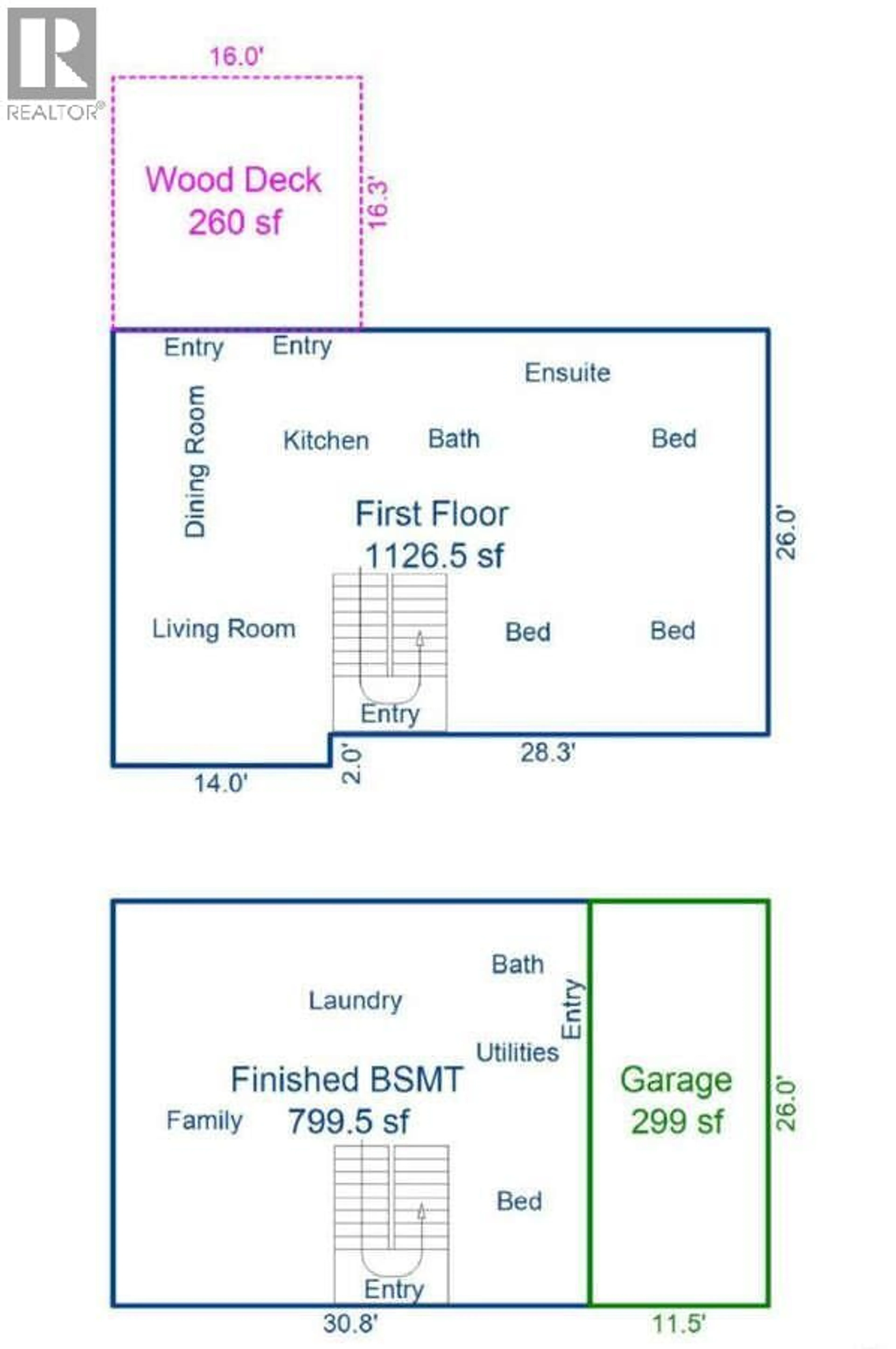 Floor plan for 3013 11TH STREET, Vernon British Columbia V1T7V1