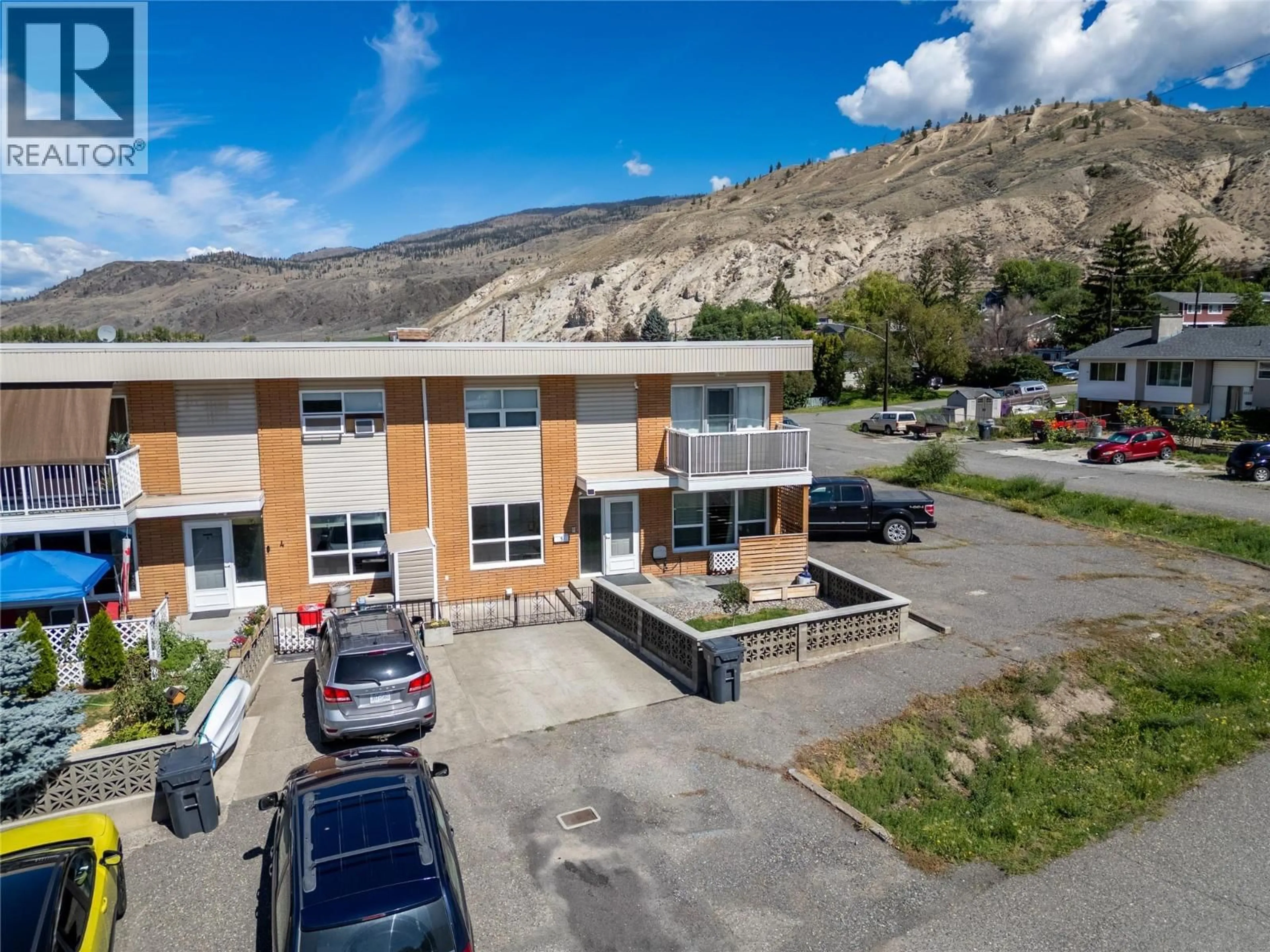 A pic from outside/outdoor area/front of a property/back of a property/a pic from drone, mountain view for 5 - 1200 PARKE ROAD, Cache Creek British Columbia V0K1H0