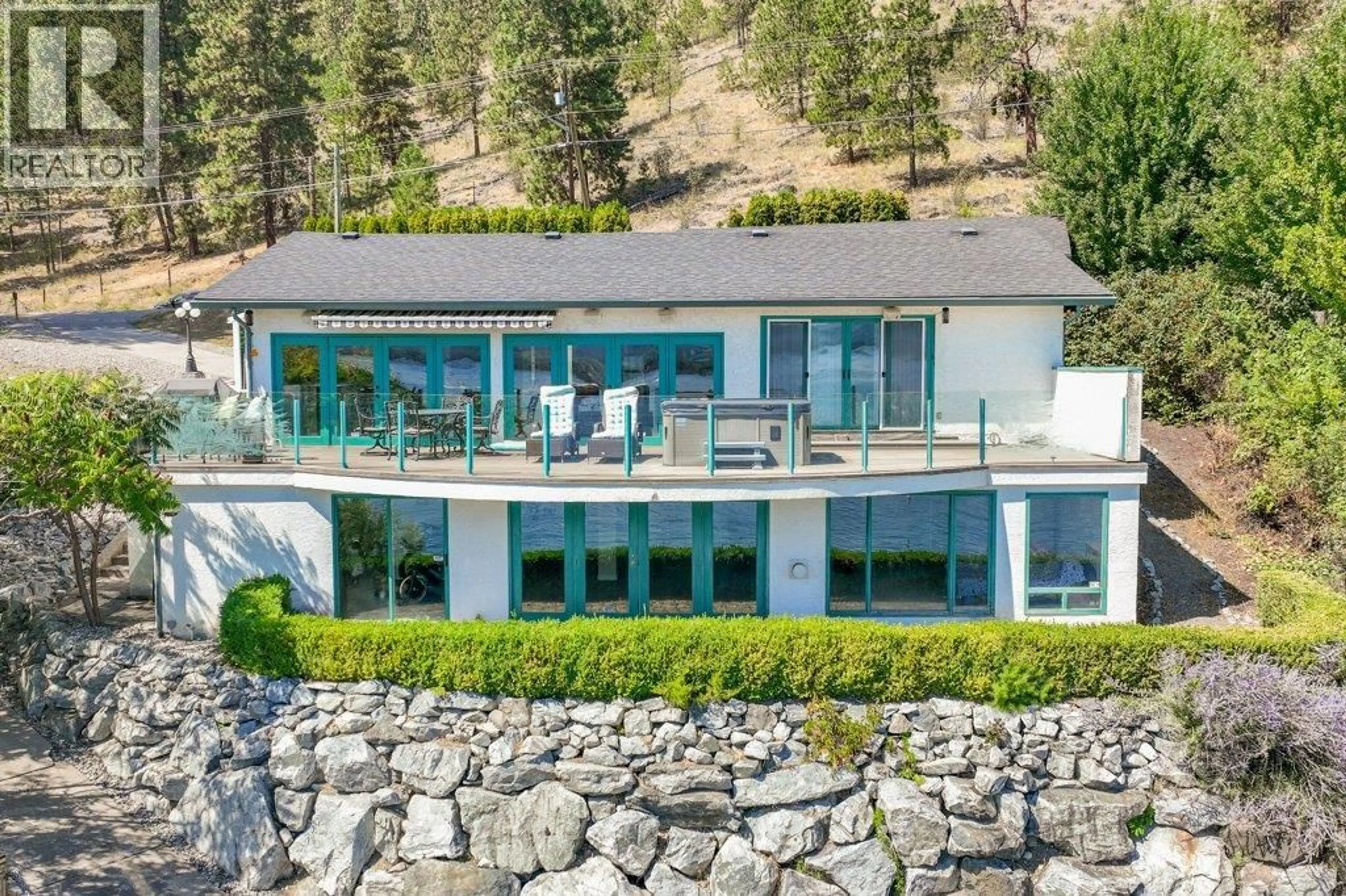 Home with vinyl exterior material, water/lake/river/ocean view for 2387 CAMPBELL ROAD, West Kelowna British Columbia V1Z1E9