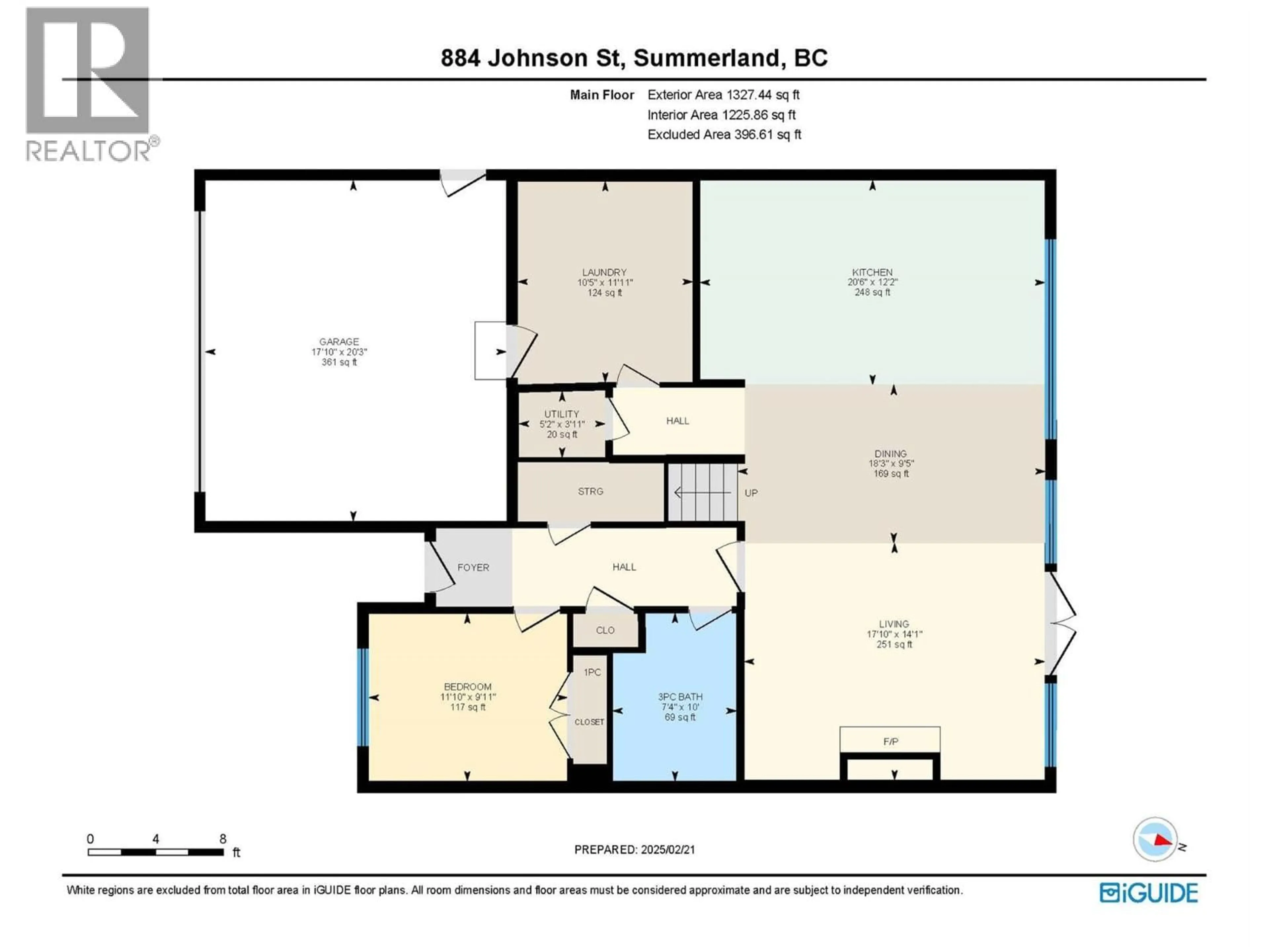 Floor plan for 884 JOHNSON STREET, Summerland British Columbia V0H1Z9