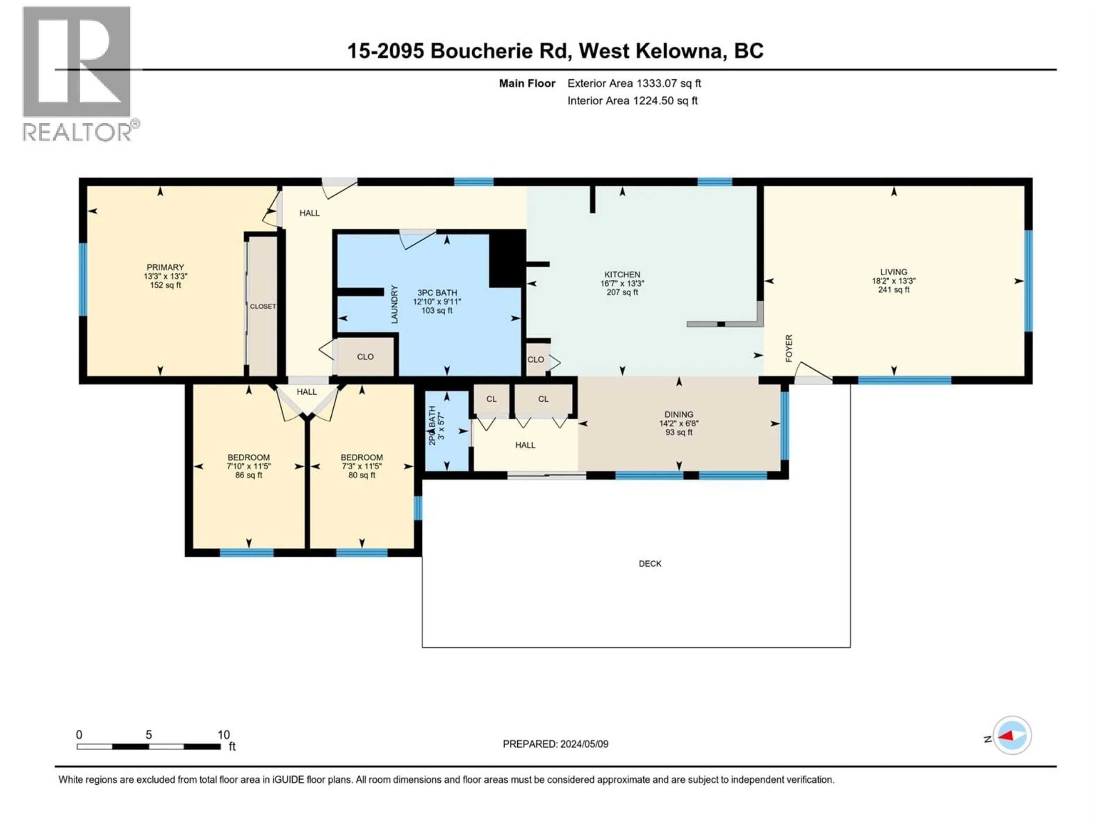 Floor plan for 15 - 2095 BOUCHERIE ROAD, Westbank British Columbia V4T1Z4