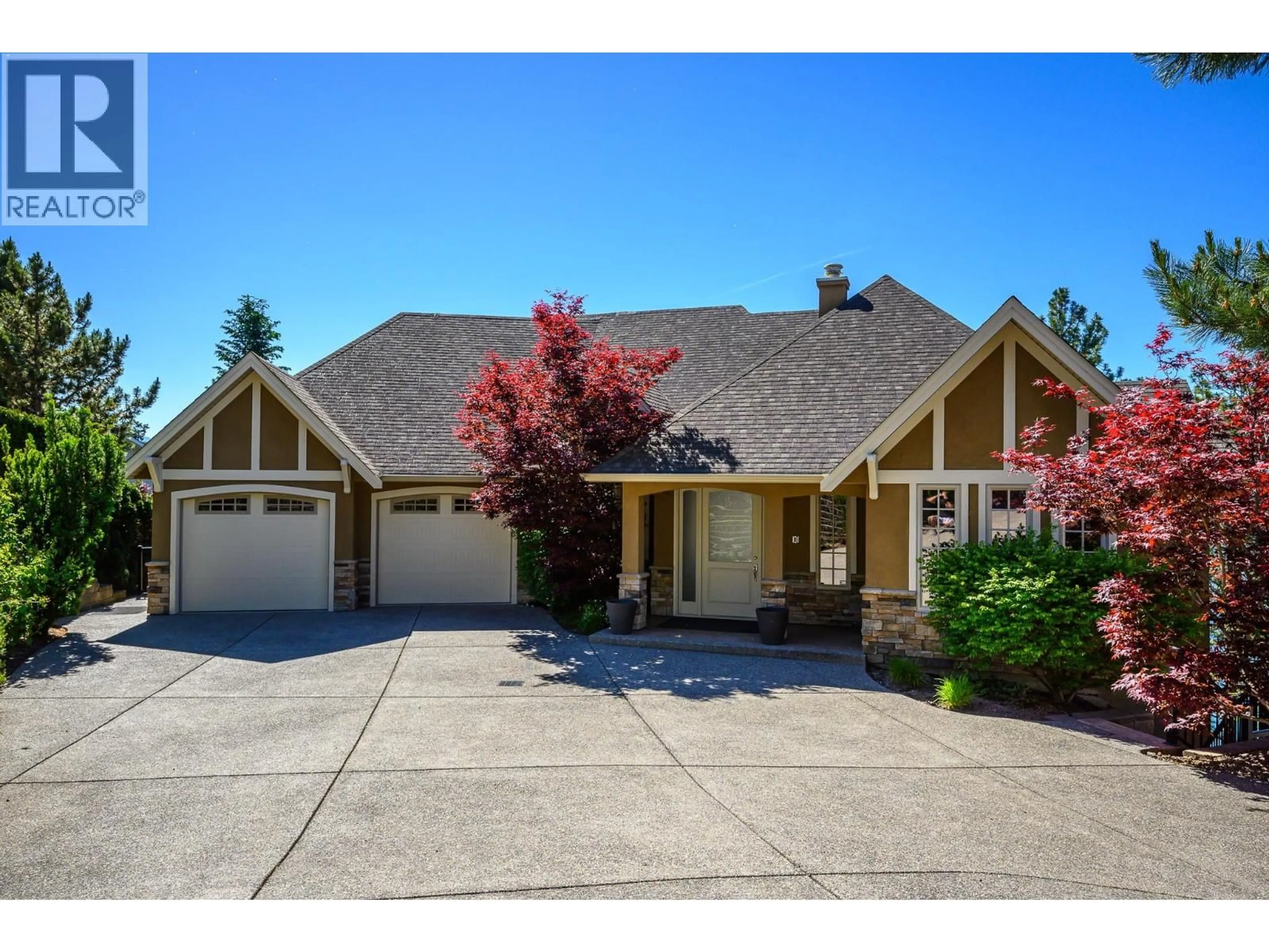 Home with vinyl exterior material, street for 5 - 12877 KIDSTON ROAD, Coldstream British Columbia V1B1Z4