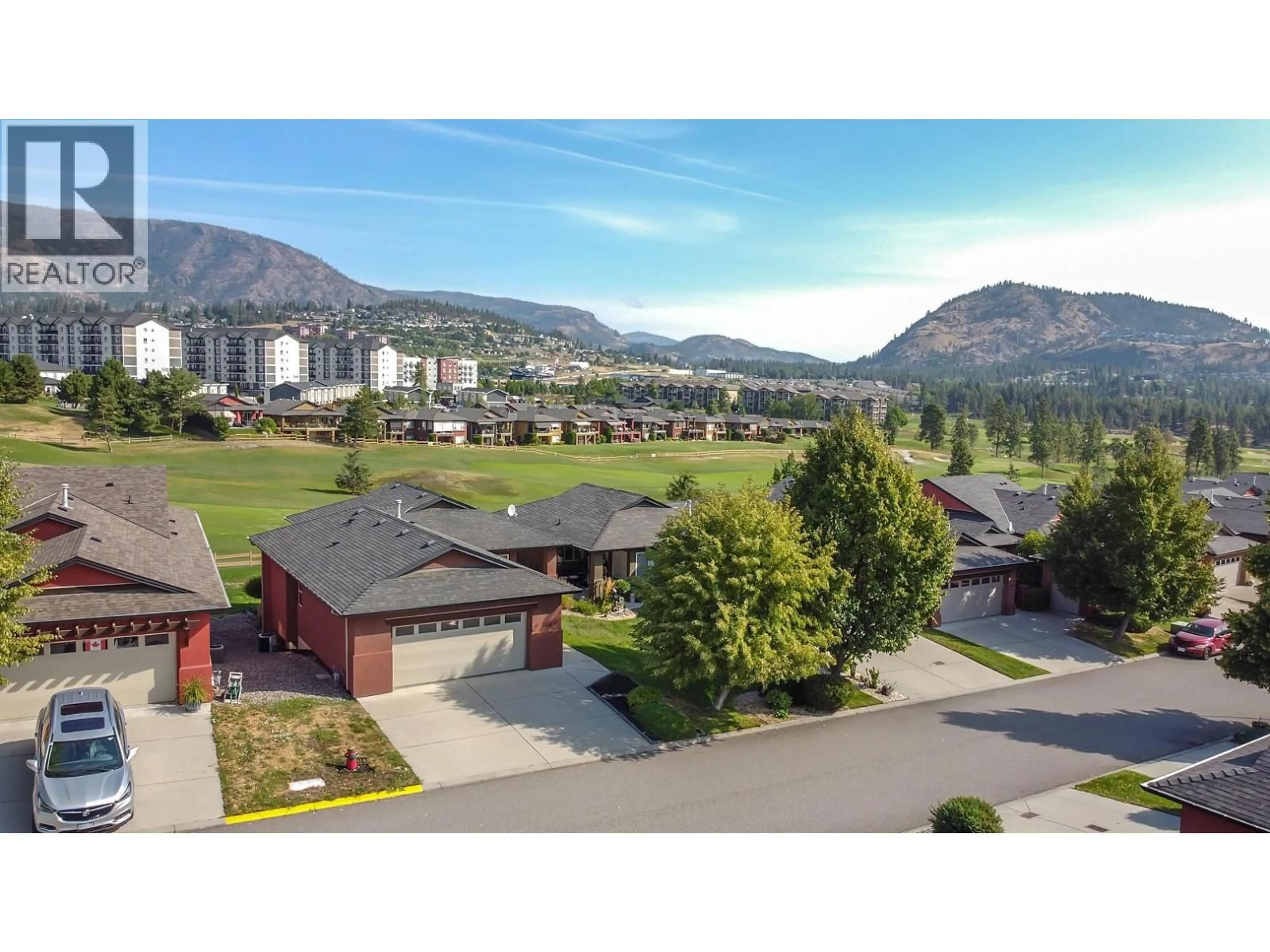 A pic from outside/outdoor area/front of a property/back of a property/a pic from drone, mountain view for 2302 PINE VISTA PLACE, West Kelowna British Columbia V4T2Y1