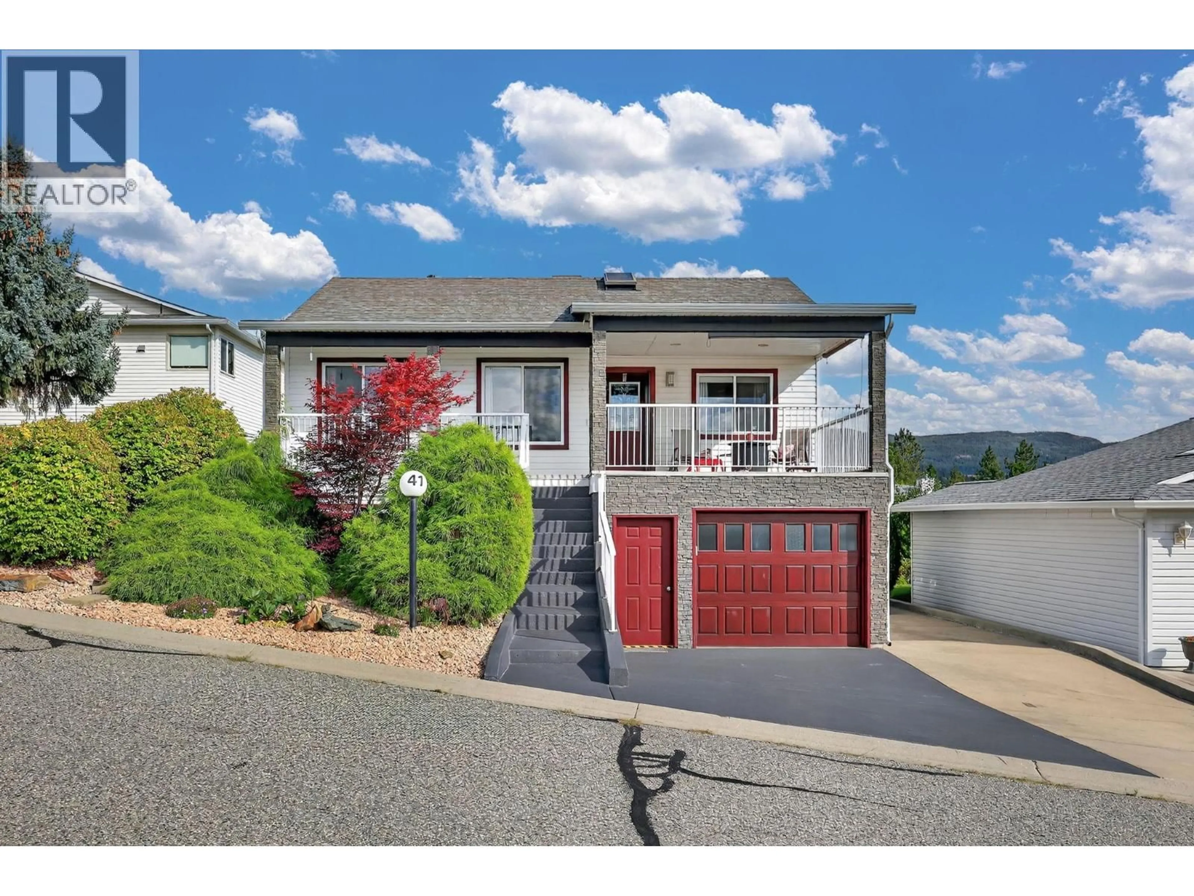 Home with vinyl exterior material, street for 41 - 6400 SPENCER ROAD, Kelowna British Columbia V1X7T6