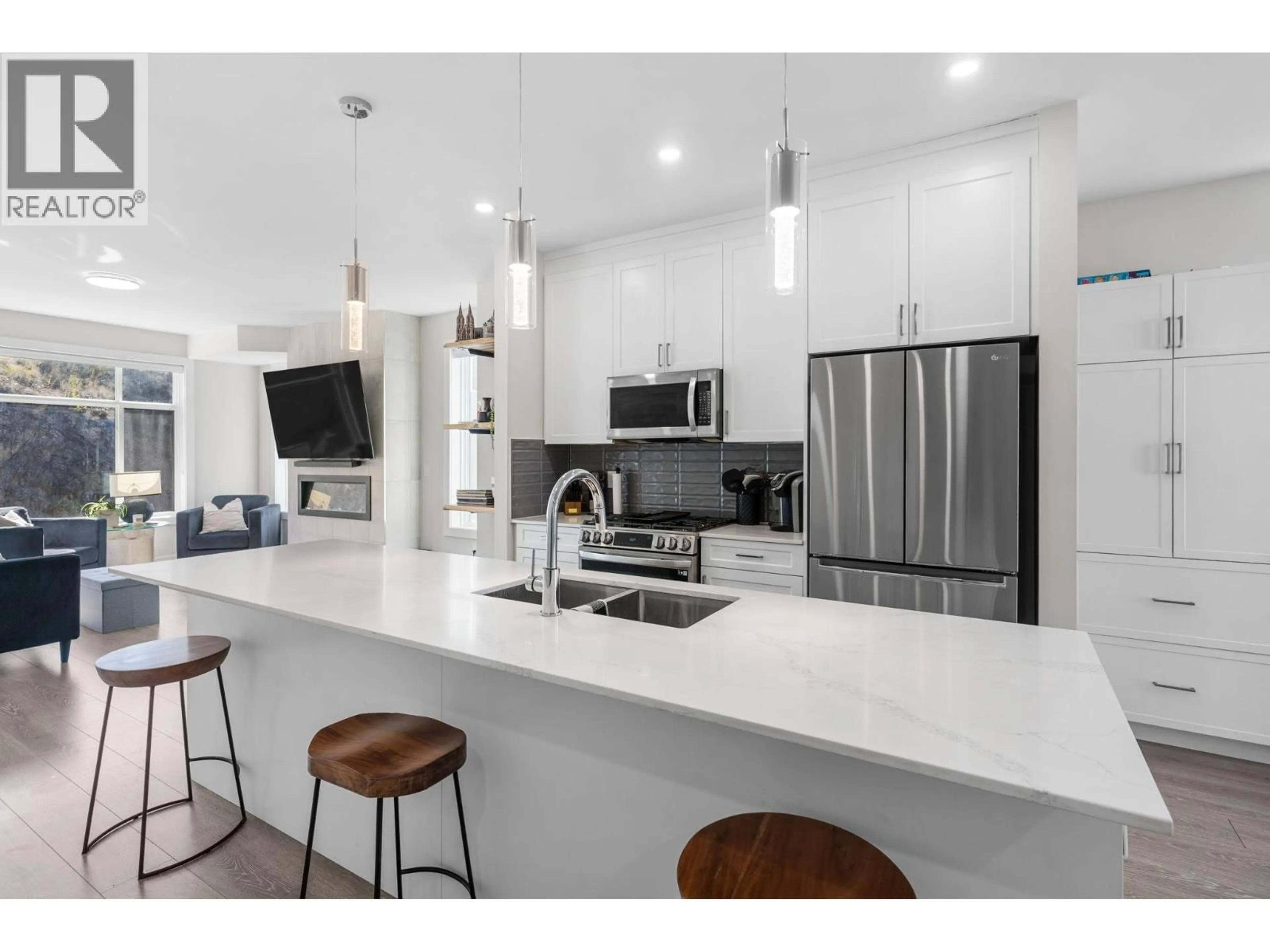 Open concept kitchen, ceramic/tile floor for 1158 BLACK MOUNTAIN DRIVE, Kelowna British Columbia V1P0A7