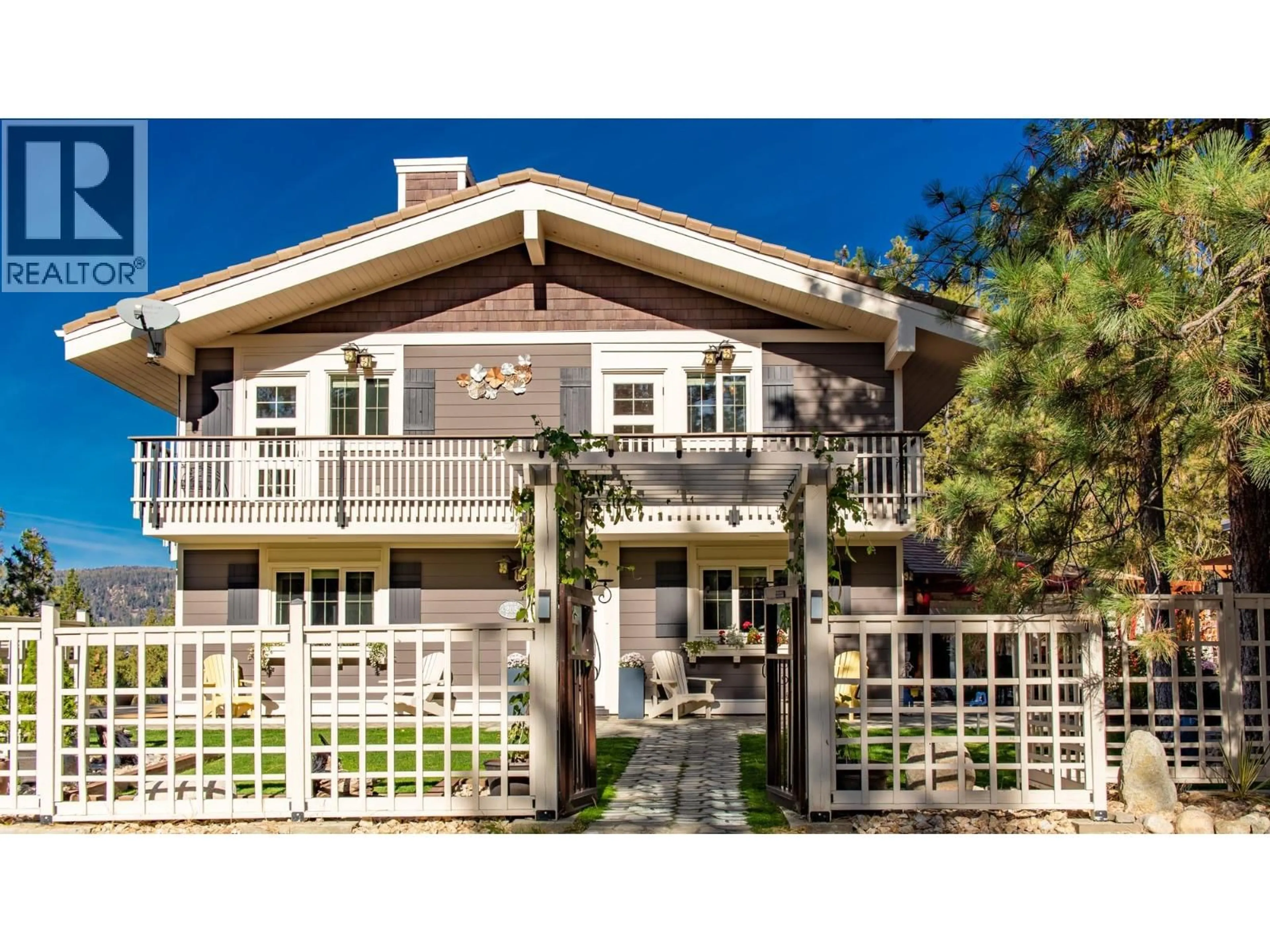 Home with vinyl exterior material, street for 205 PEREGRINE COURT, Osoyoos British Columbia V0H1V6