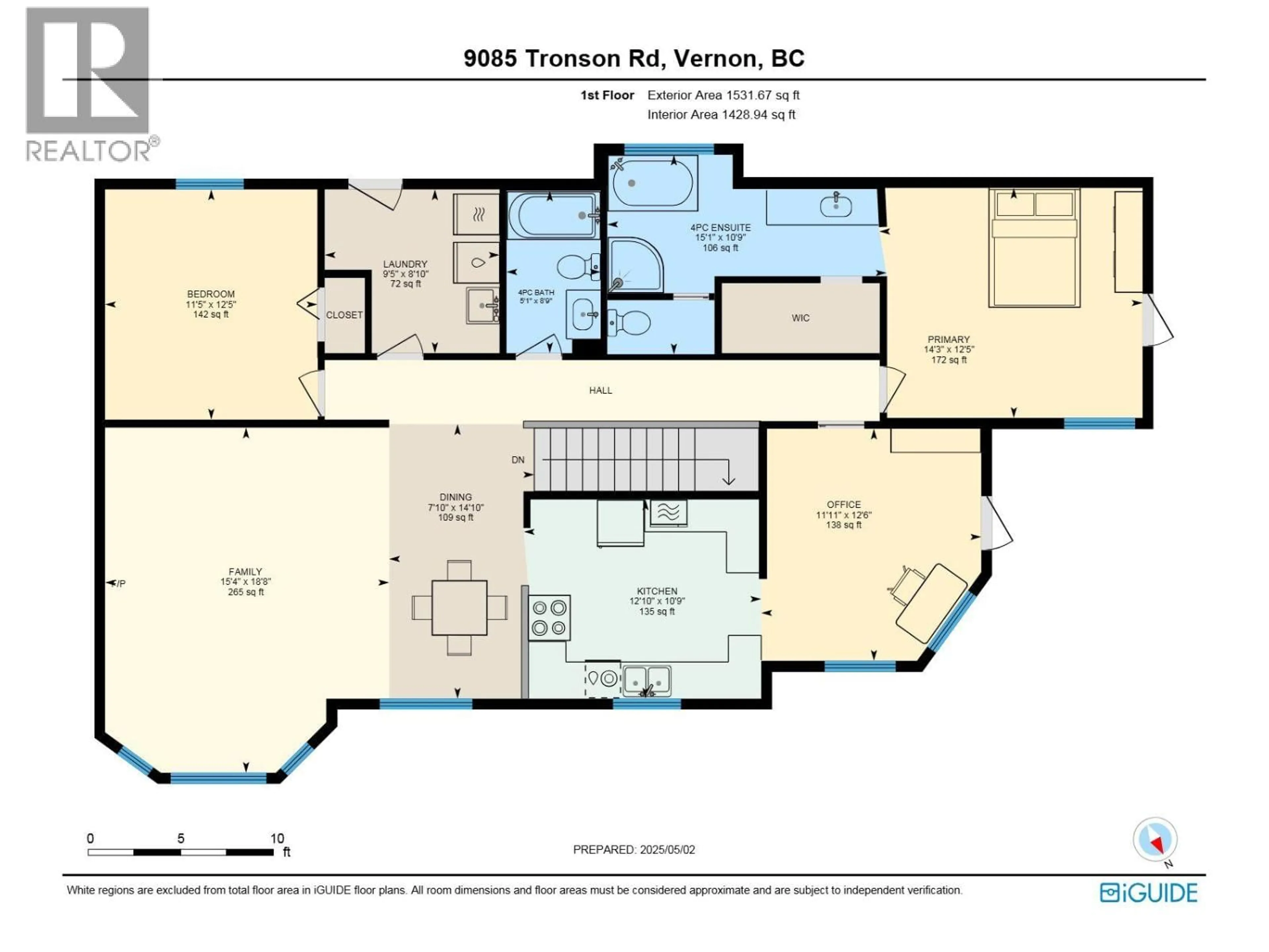 Floor plan for 9085 TRONSON ROAD, Vernon British Columbia V1H1E2